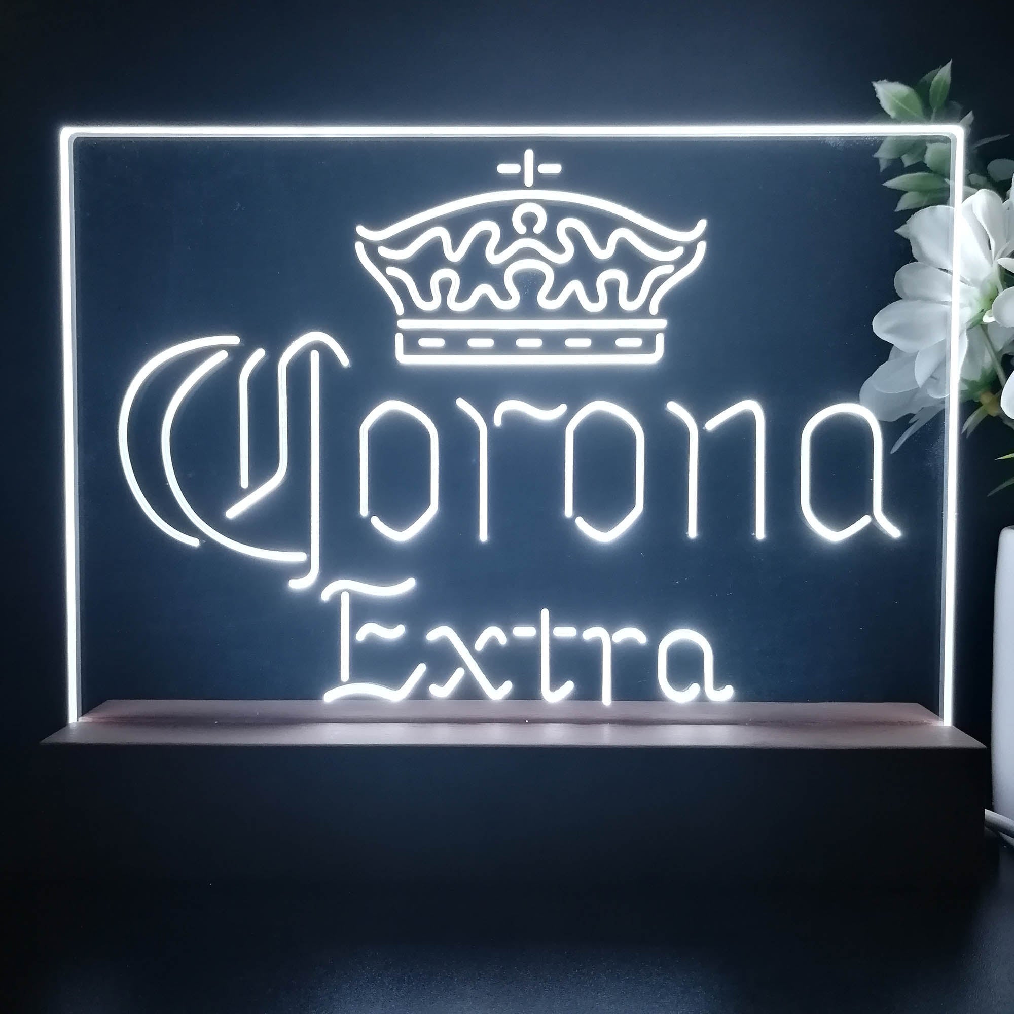 Corona Crown Extra Classic Neon Sign Pub Bar Lamp