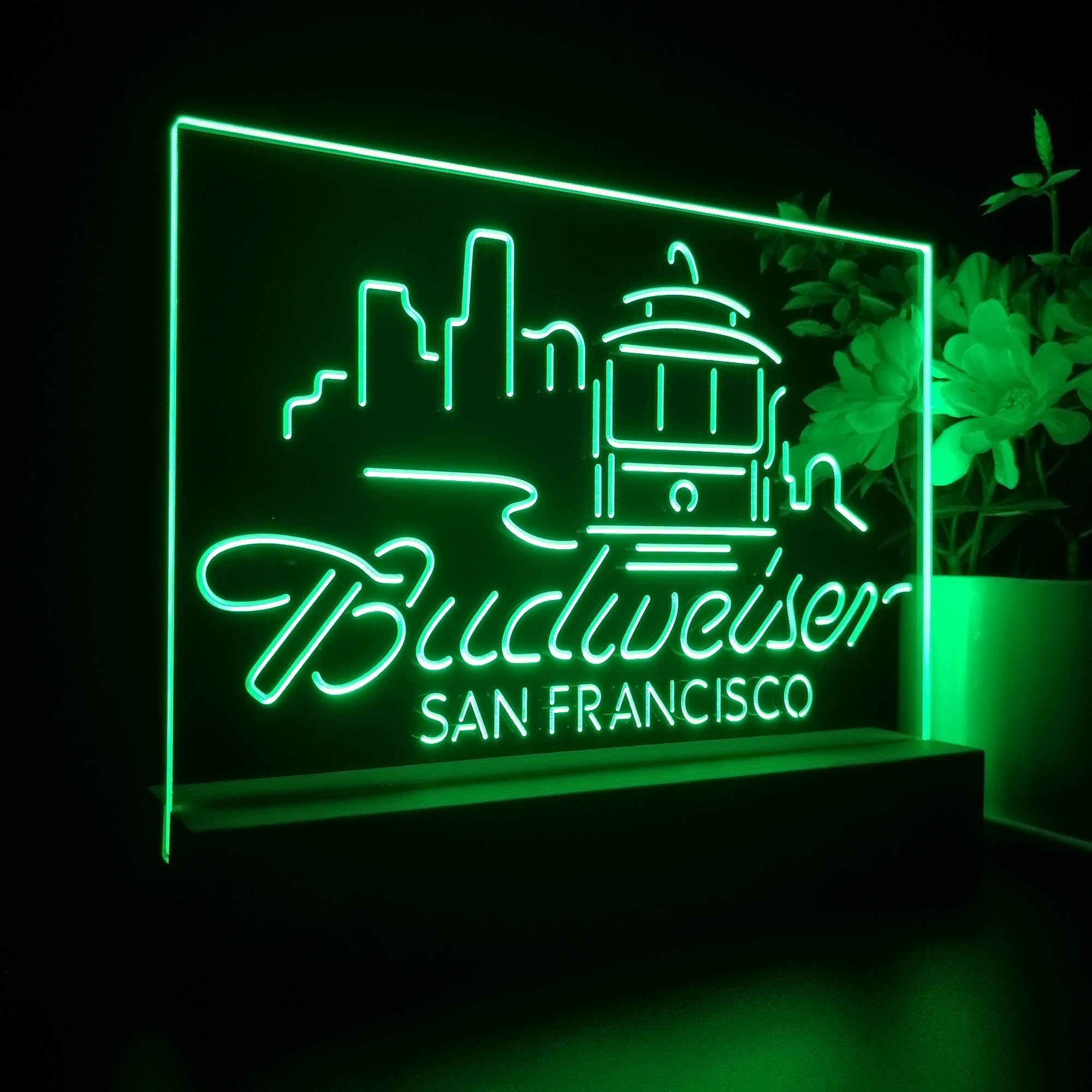 San Francisco Budweiser Beer Neon Sign Pub Bar Lamp