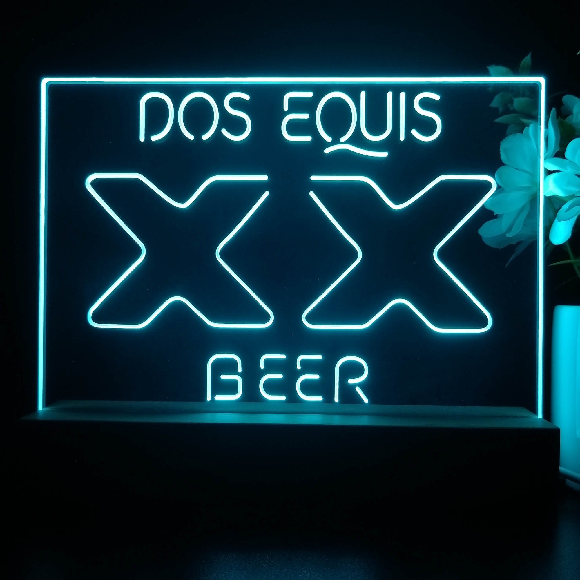 Dos Equis XX Beer Bar Neon Sign Pub Bar Lamp