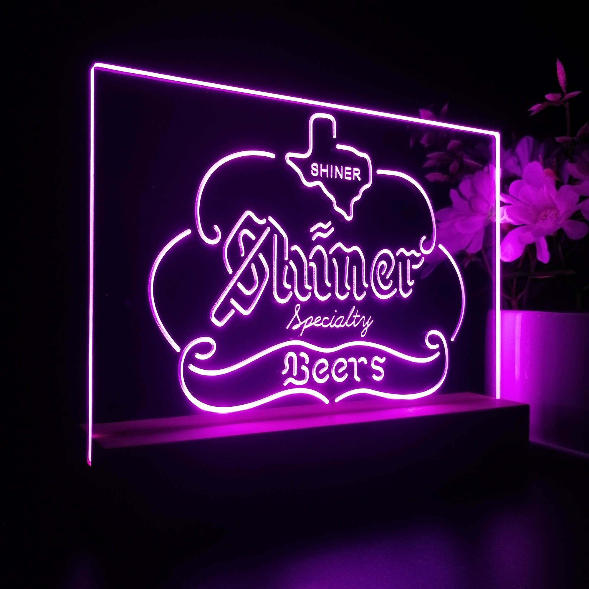Shiner Beer Specialty Bar Neon Sign Pub Bar Lamp