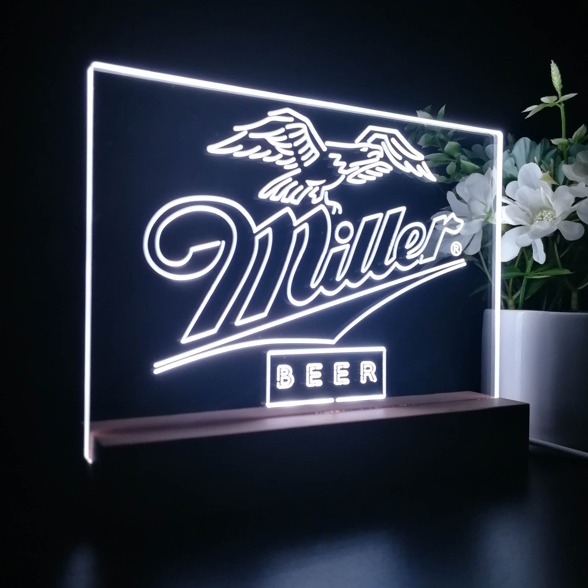 Miller Beer Eagle Classic Neon Sign Pub Bar Lamp