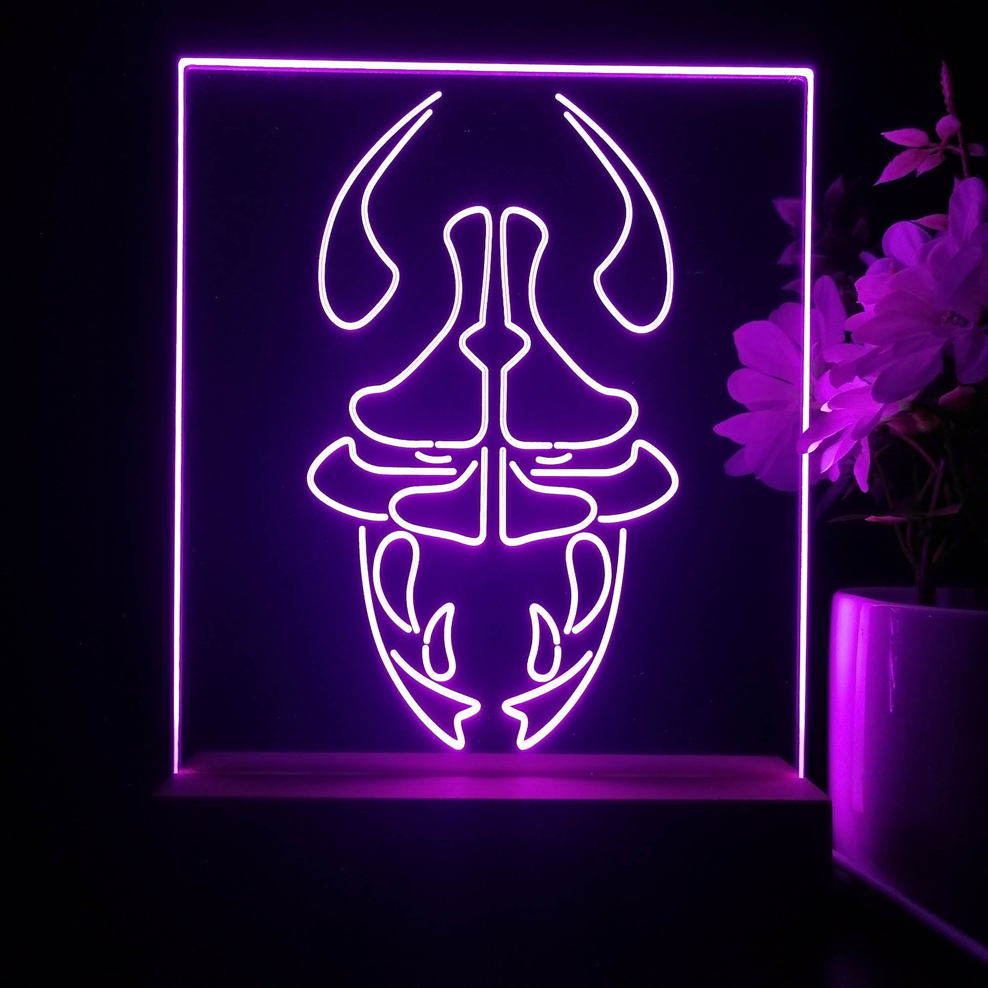 Ramen to Biiru 3D Illusion Night Light Desk Lamp