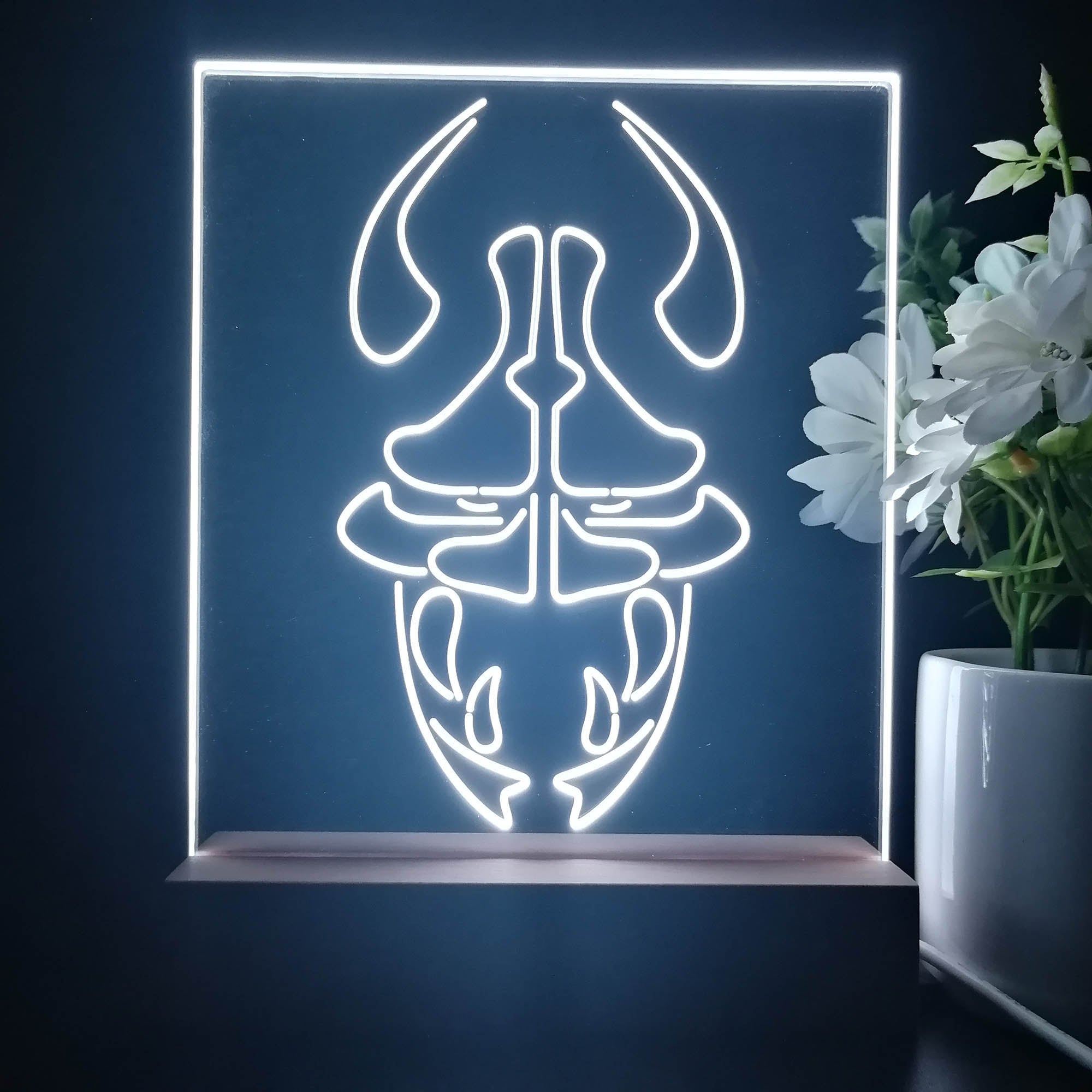 Ramen to Biiru 3D Illusion Night Light Desk Lamp