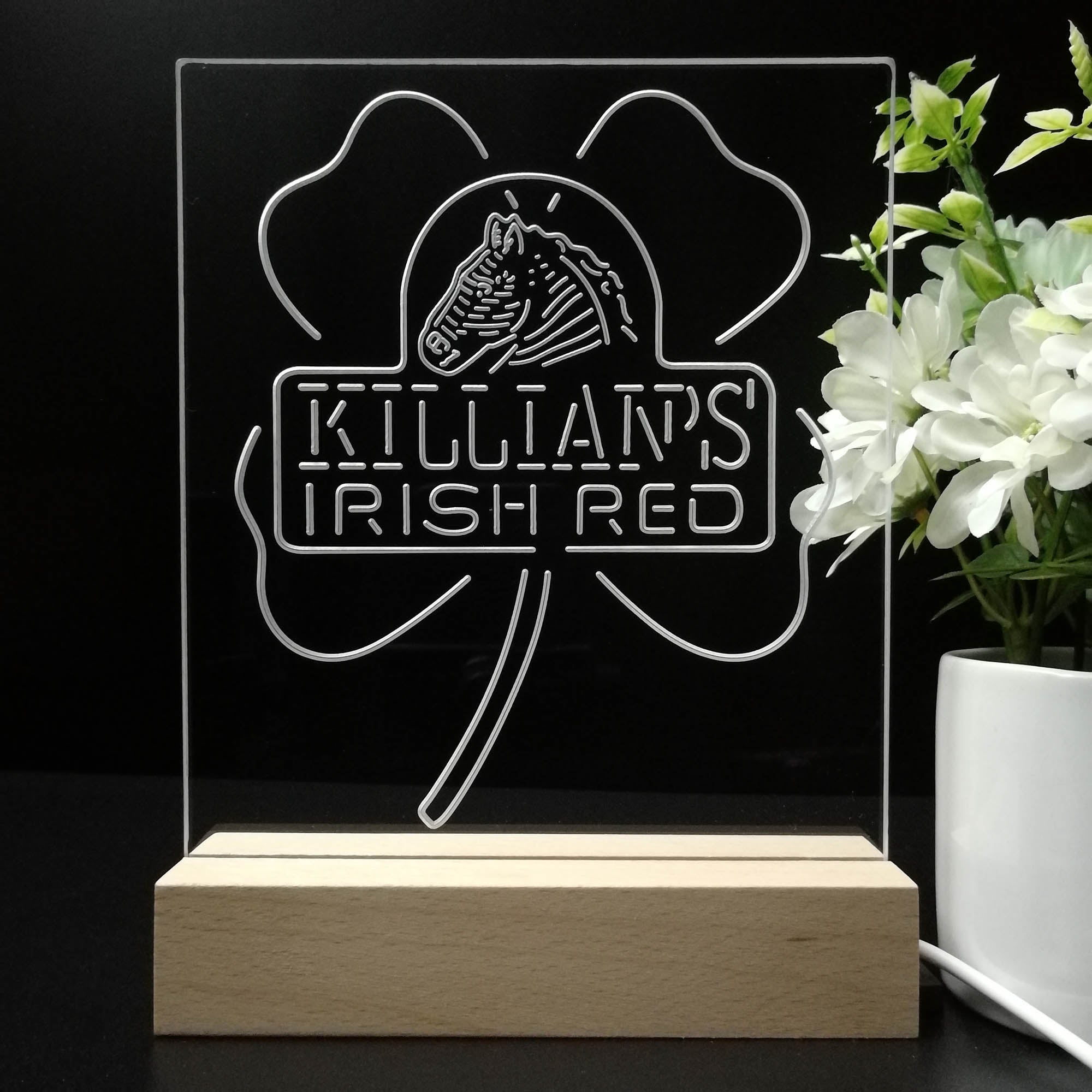 Killian's Irish Red Night Light Neon Pub Bar Lamp