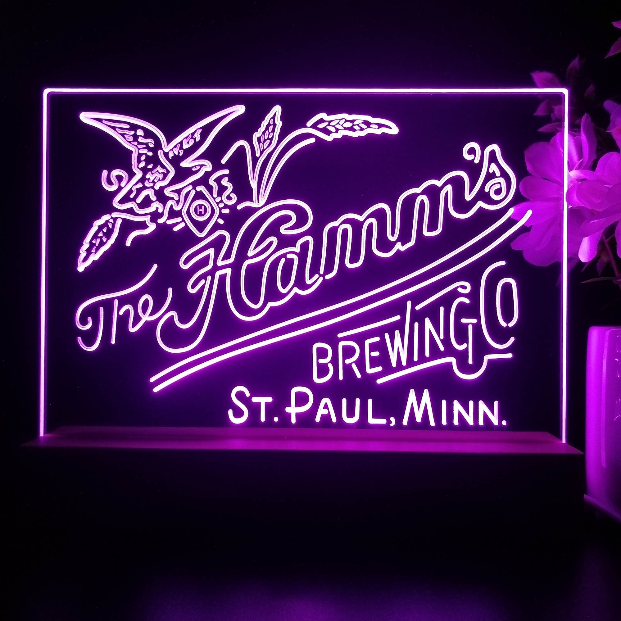 The Hamm's Brewing Company Neon Sign Pub Bar Lamp