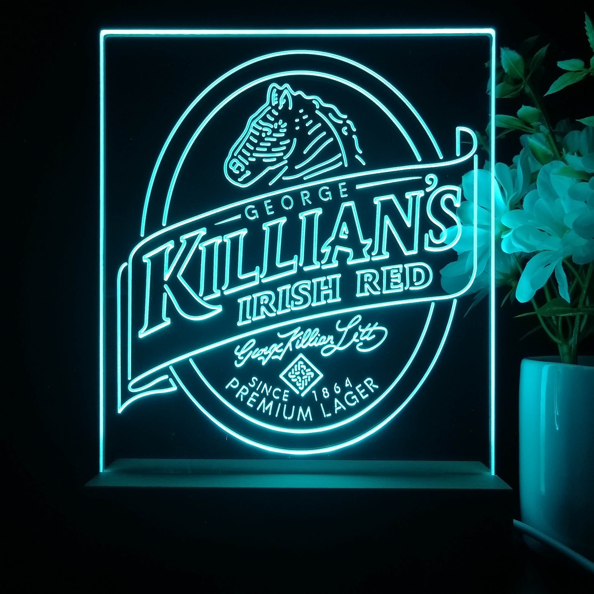 Killian's Irish Beer Night Light Neon Pub Bar Lamp