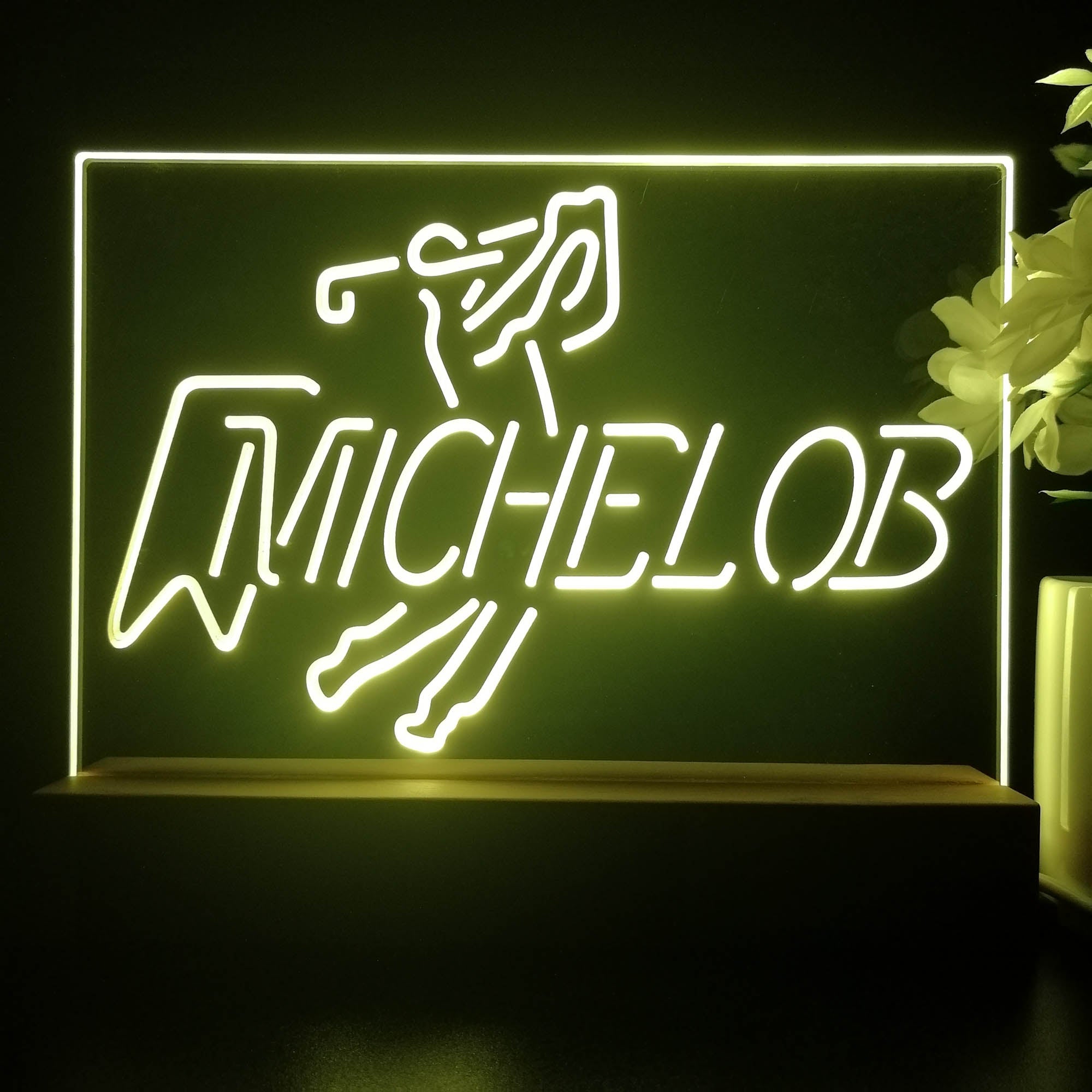 Michelob Golf Neon Sign Pub Bar Lamp