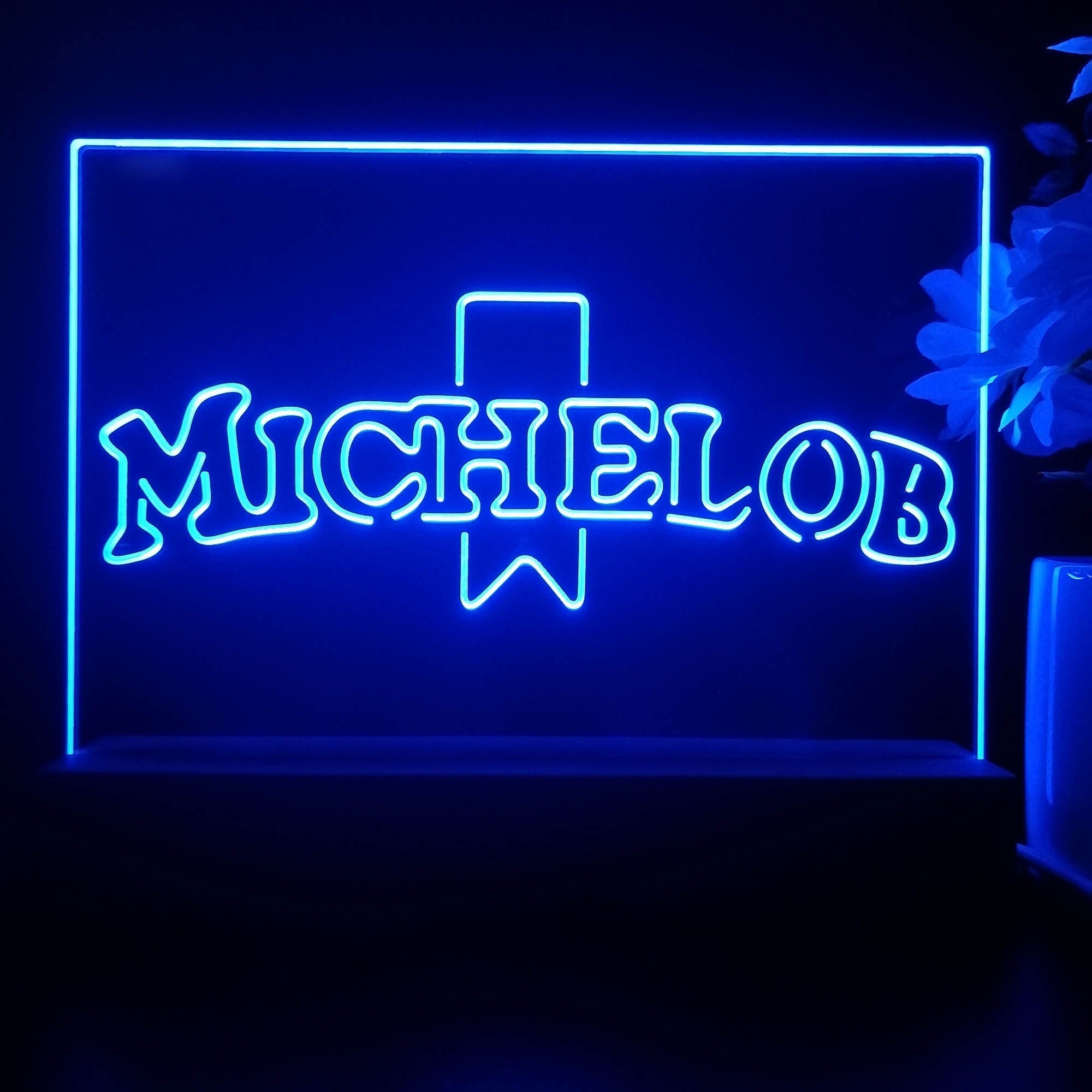 Michelob Logo Neon Sign Pub Bar Lamp