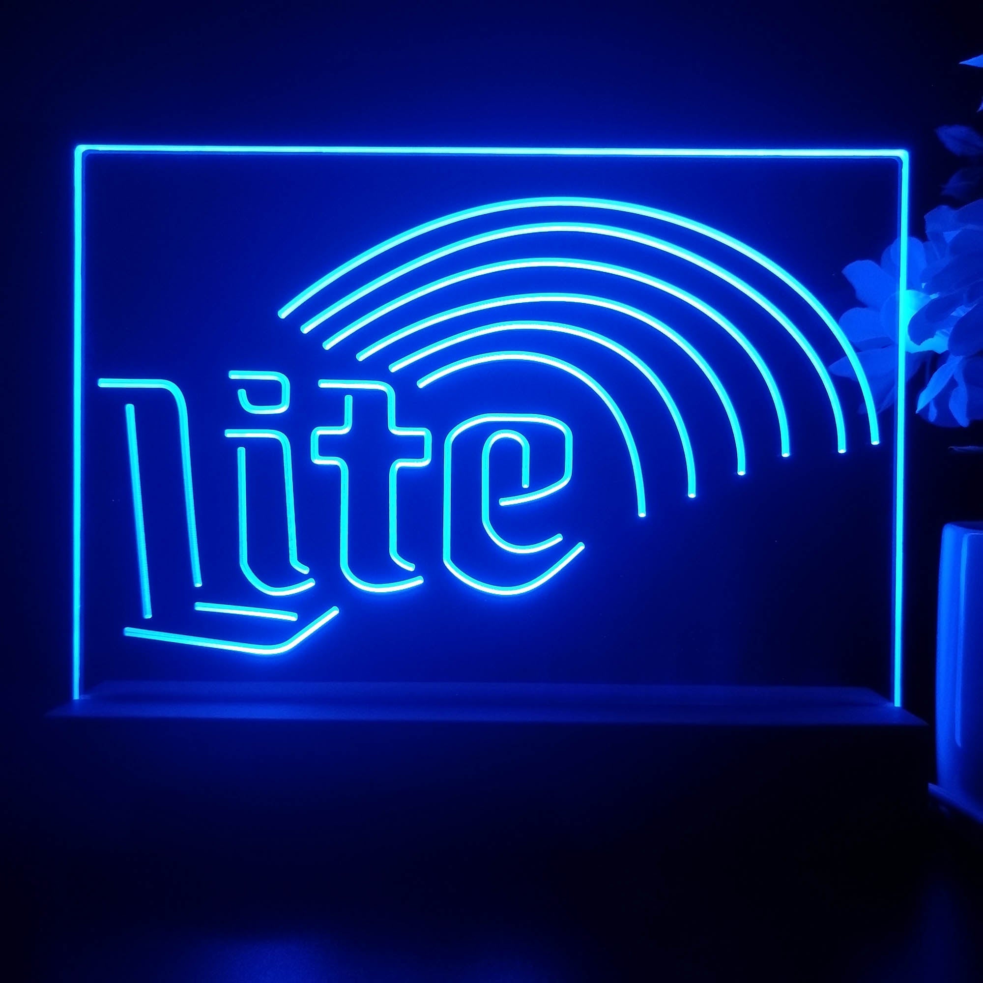 Miller Lite Rainbow Neon Sign Pub Bar Lamp