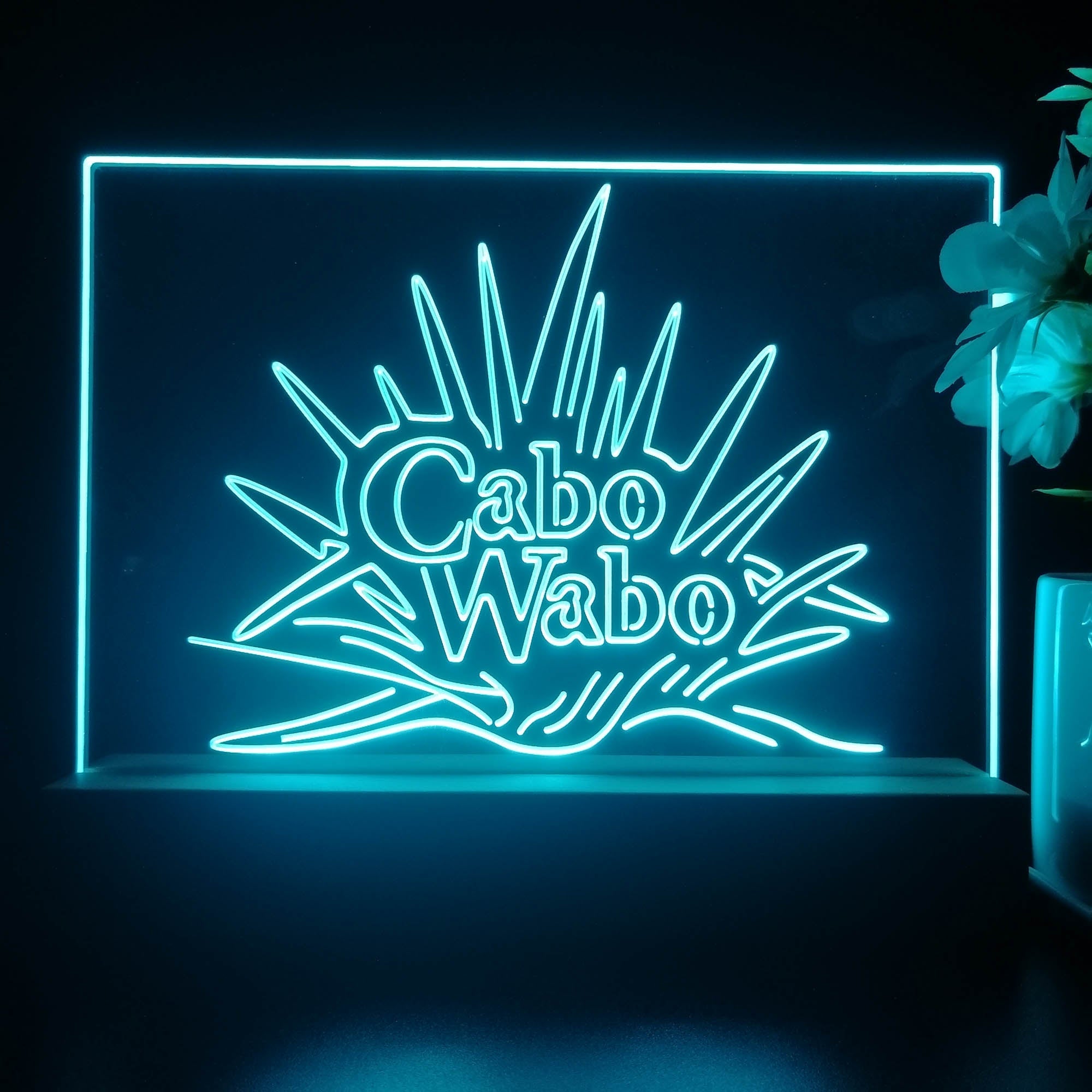 Cabo Wabo Tequila Neon Sign Pub Bar Lamp