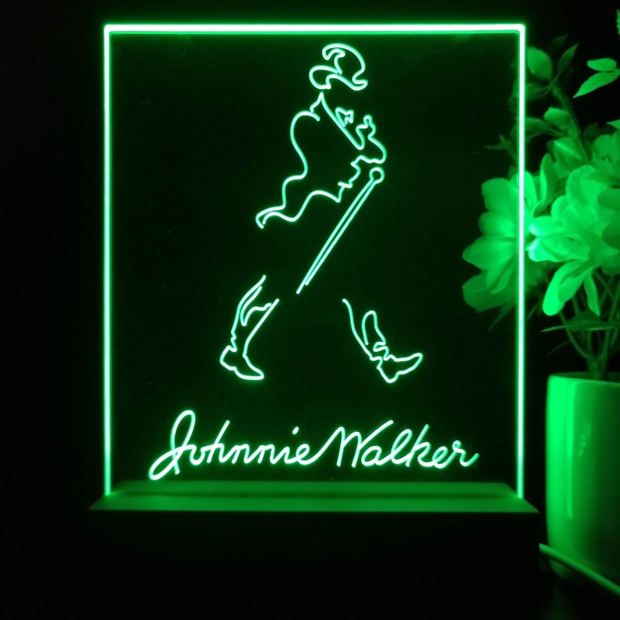 Johnnie Walker Right Night Light Neon Pub Bar Lamp