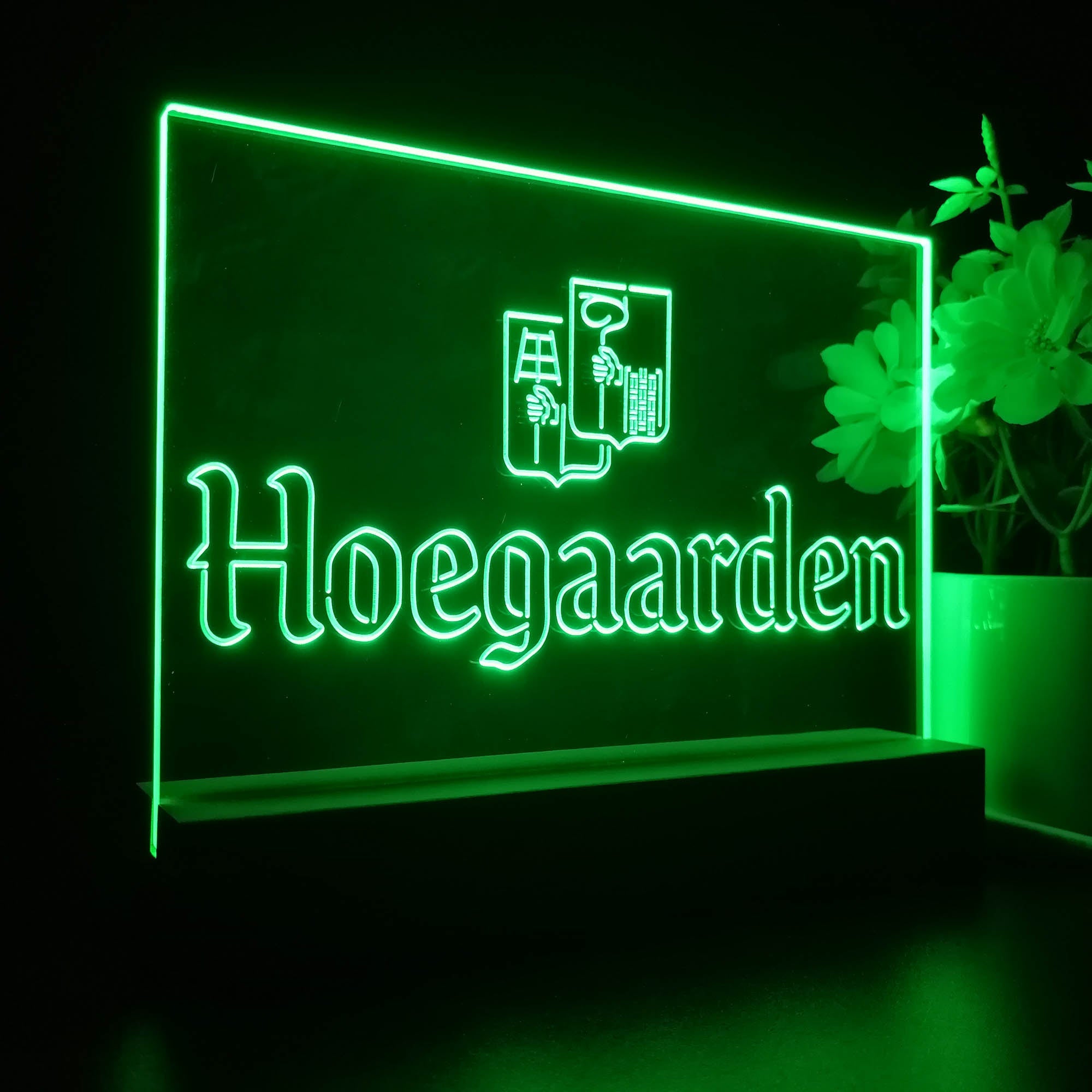 Hoegaarden Wheat Beer Neon Sign Pub Bar Lamp