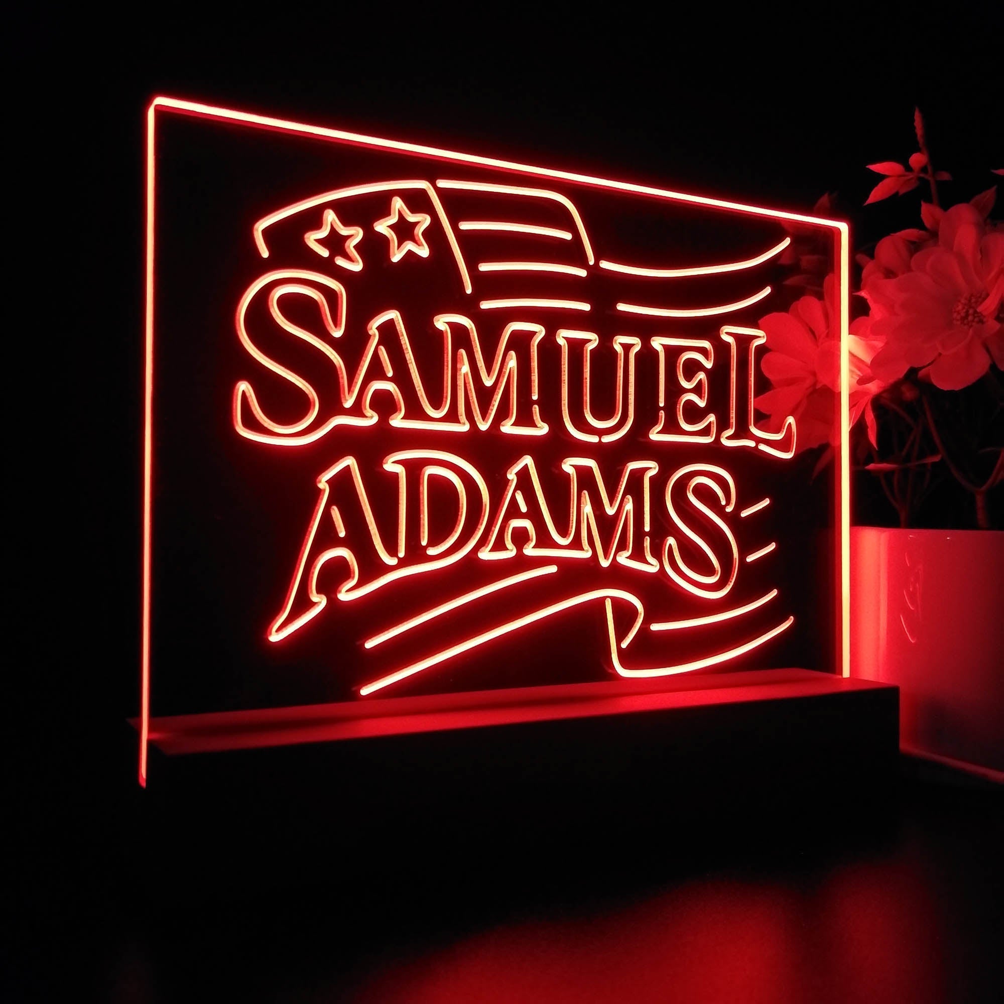 Samuels Adams Beer Neon Sign Pub Bar Lamp
