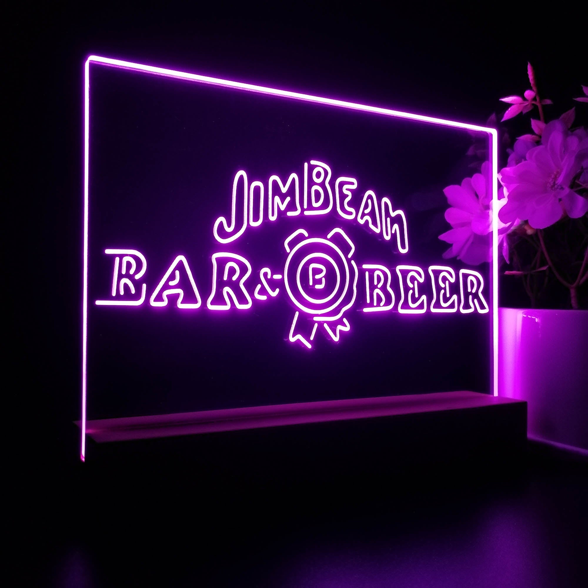 Jim Beam Bar Beer Neon Sign Pub Bar Lamp