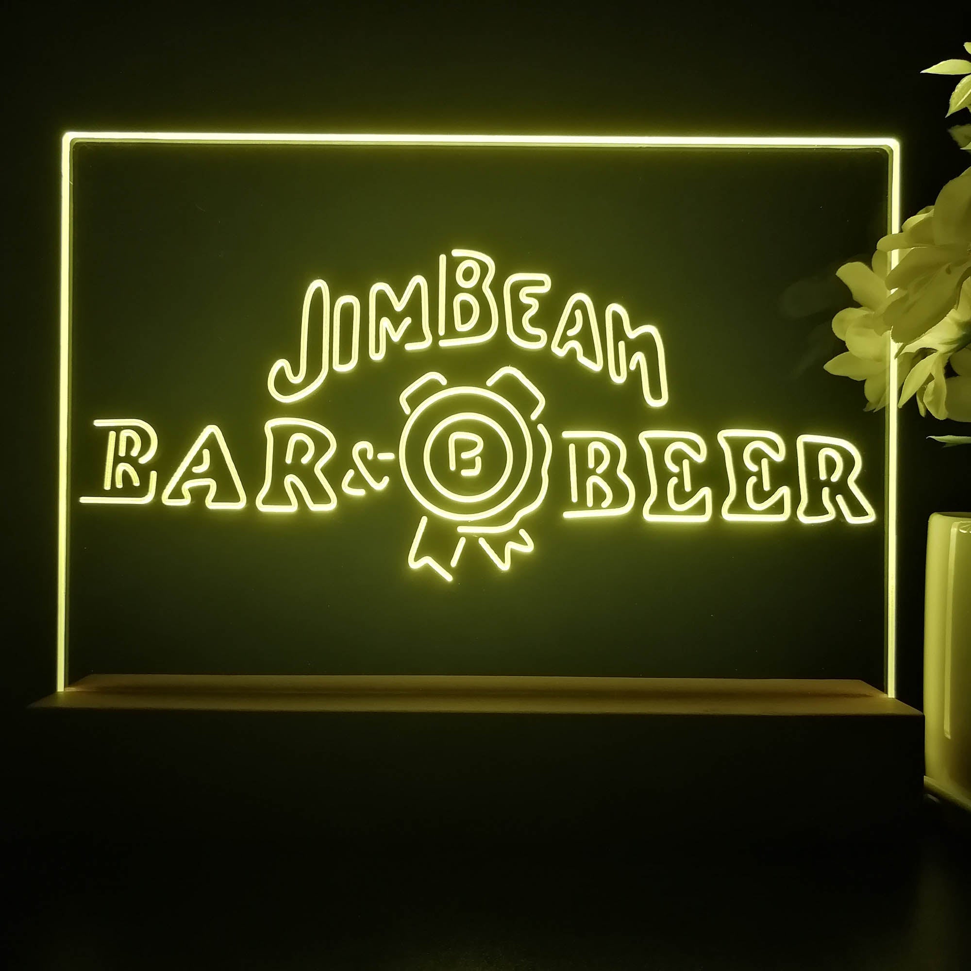 Jim Beam Bar Beer Neon Sign Pub Bar Lamp