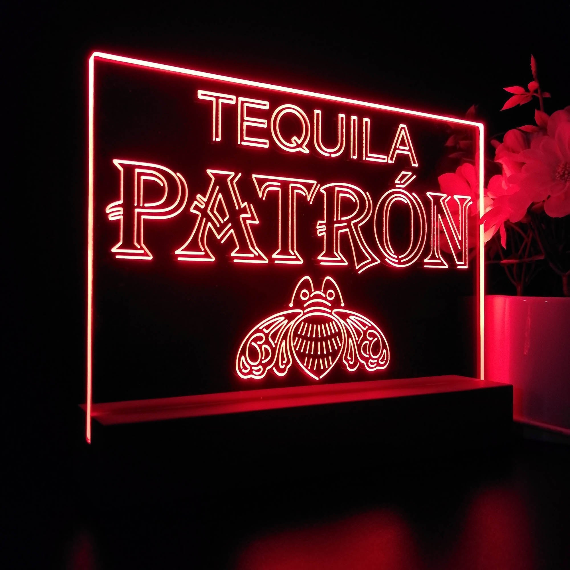 Tequila Patron Wine Neon Pub Bar Sign LED Lamp | PRO LED SIGN