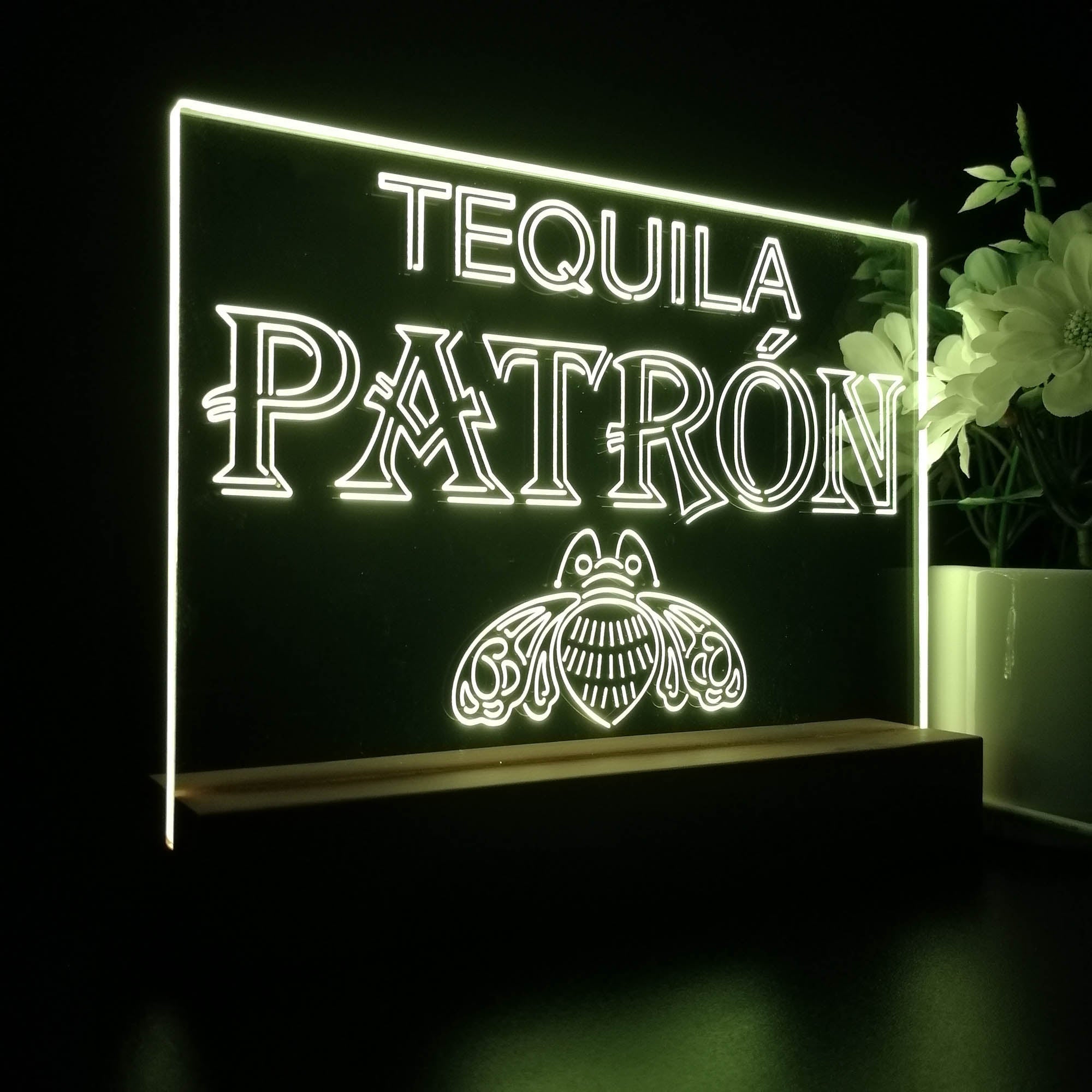 Tequila Patron Wine Neon Pub Bar Sign LED Lamp | PRO LED SIGN