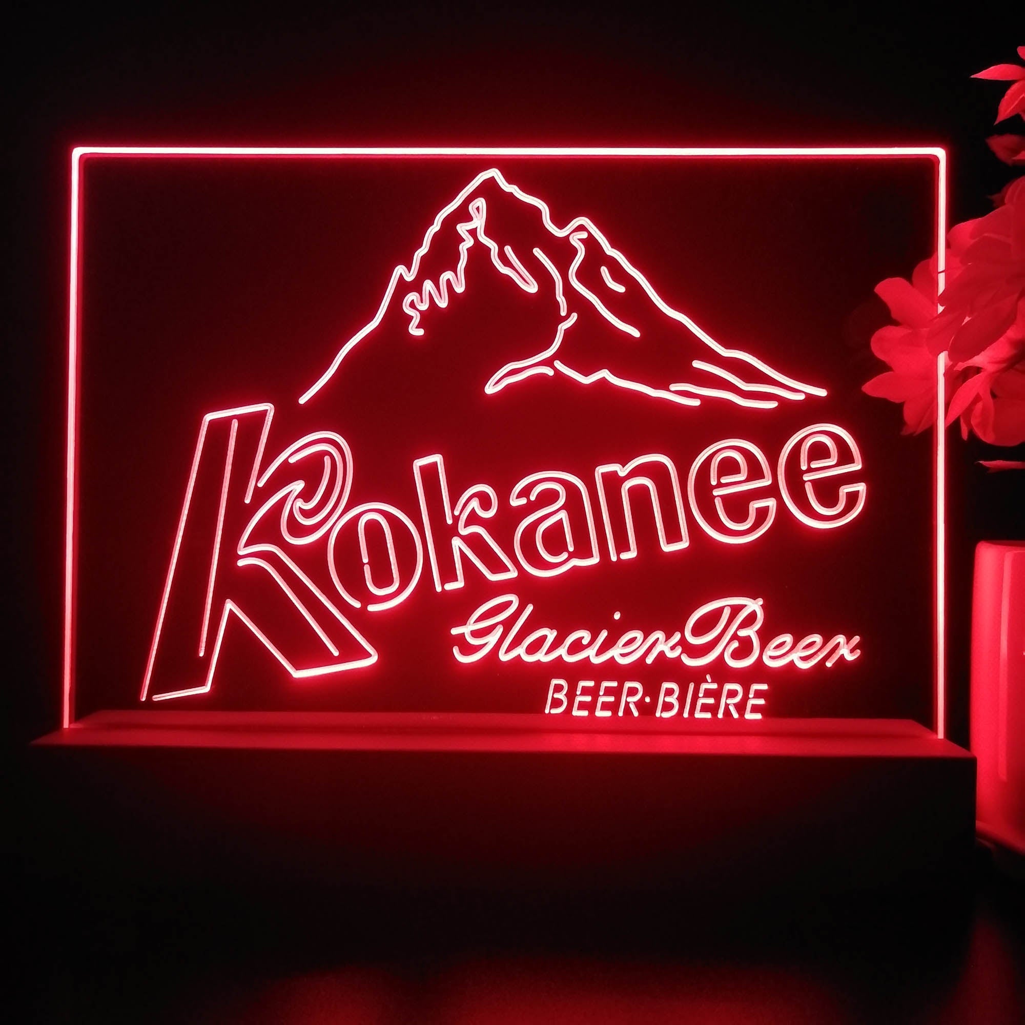 Kokanee Glacier Beer Neon Sign Pub Bar Lamp