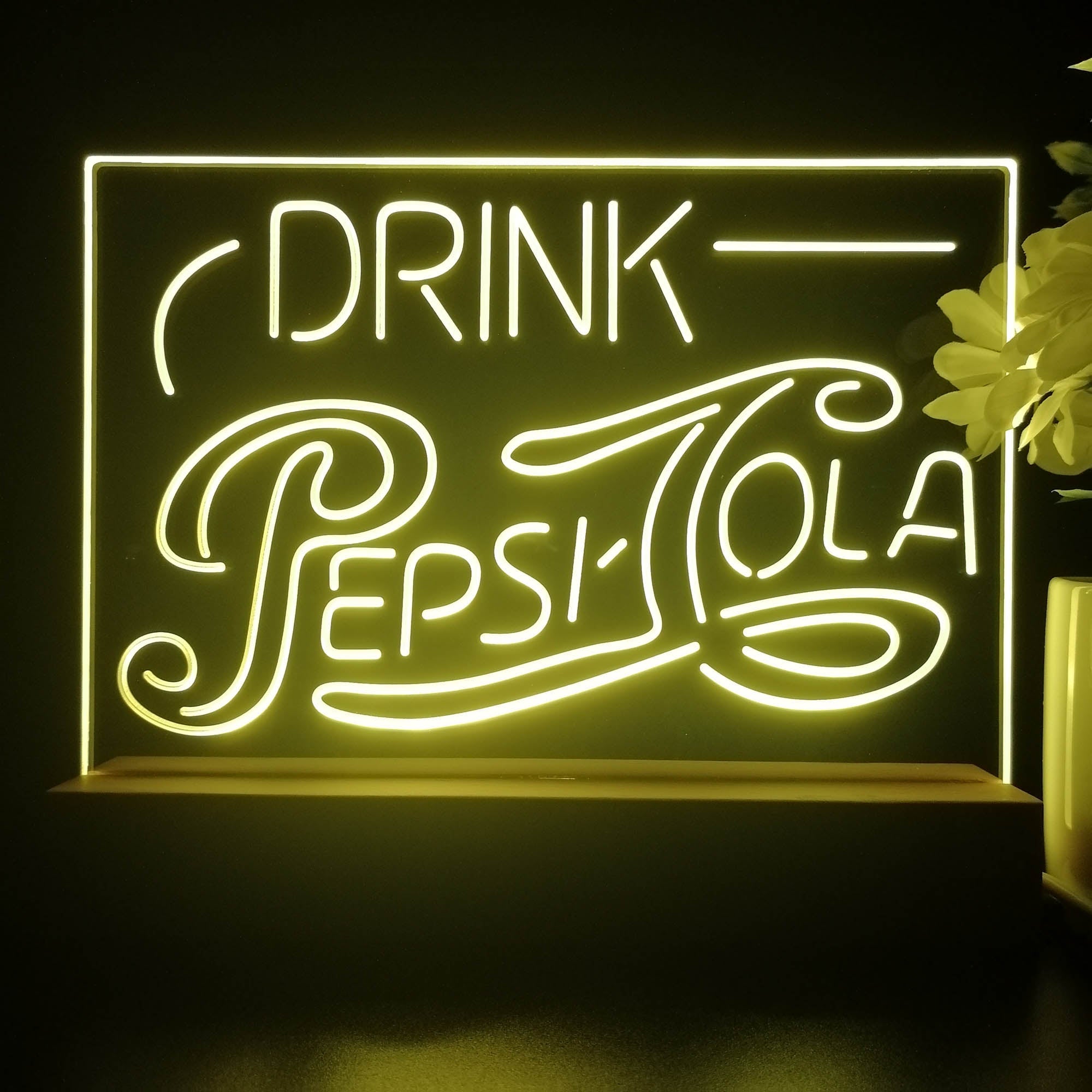 Drink Pepsi Cola Neon Sign Pub Bar Lamp