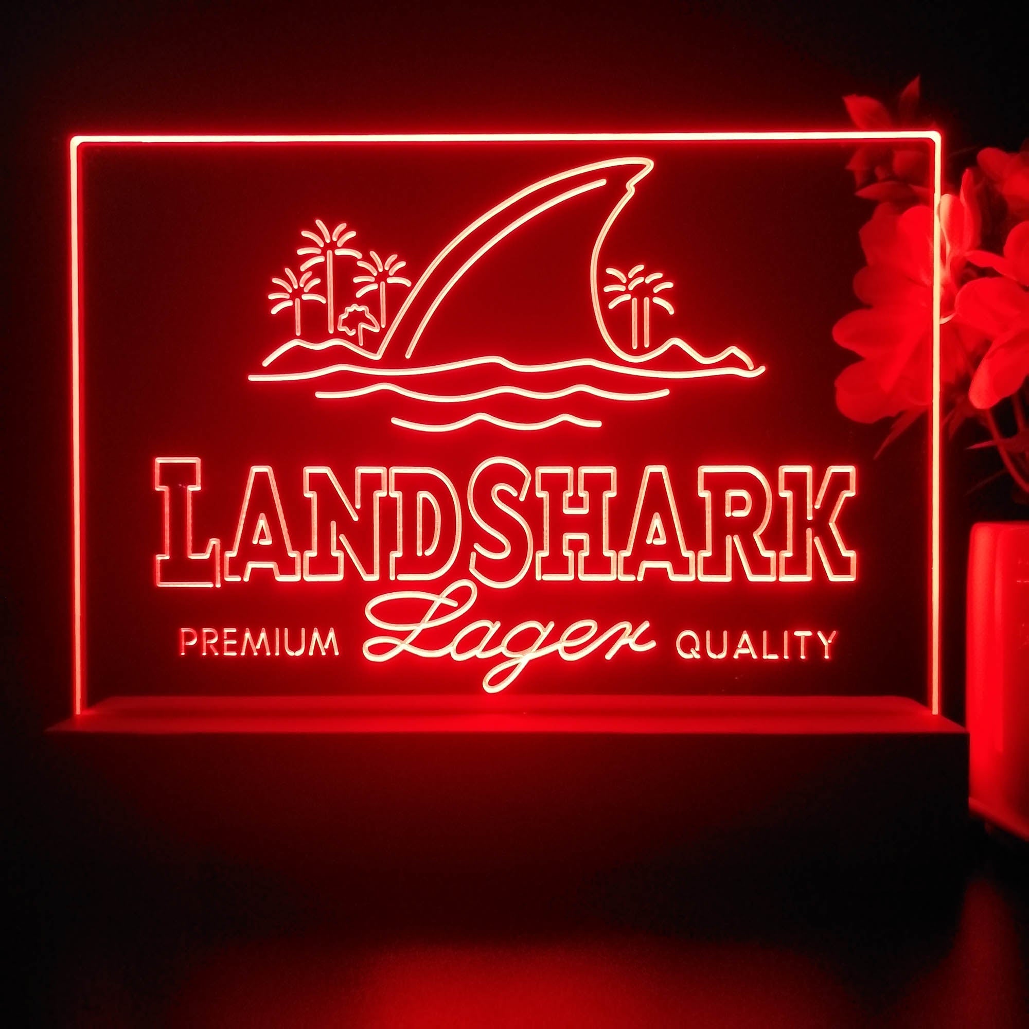 Landshark Lager Premium Quality Neon Sign Pub Bar Decor Lamp