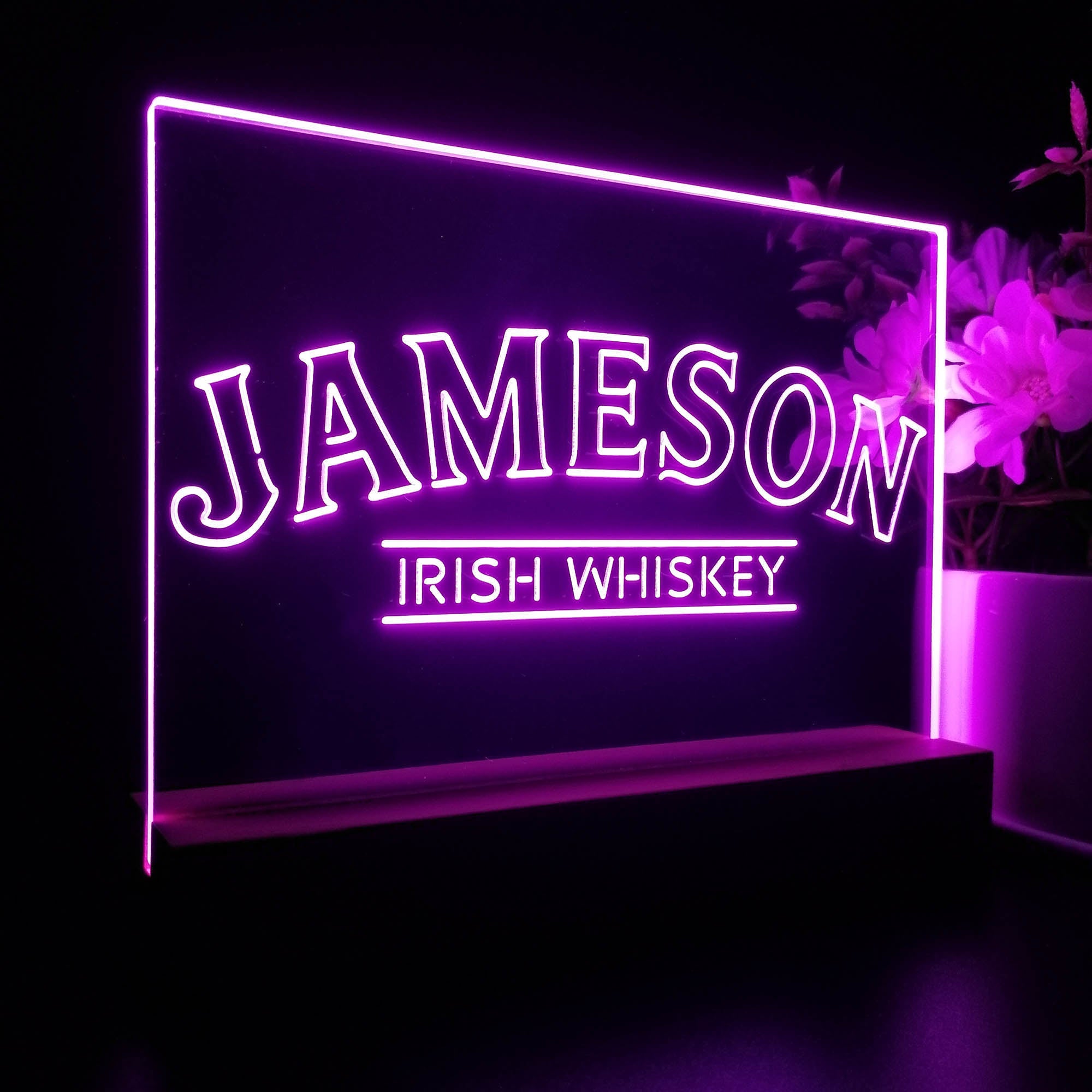 Jameson Irish Whiskey Neon Sign Pub Bar Decor Lamp