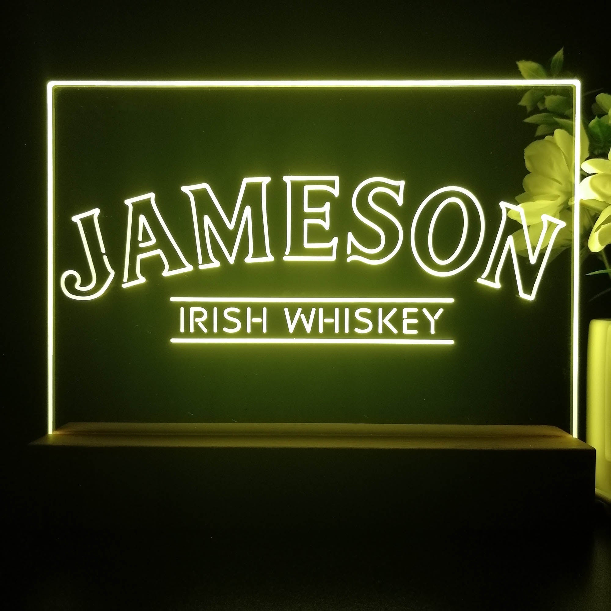 Jameson Irish Whiskey Neon Sign Pub Bar Decor Lamp