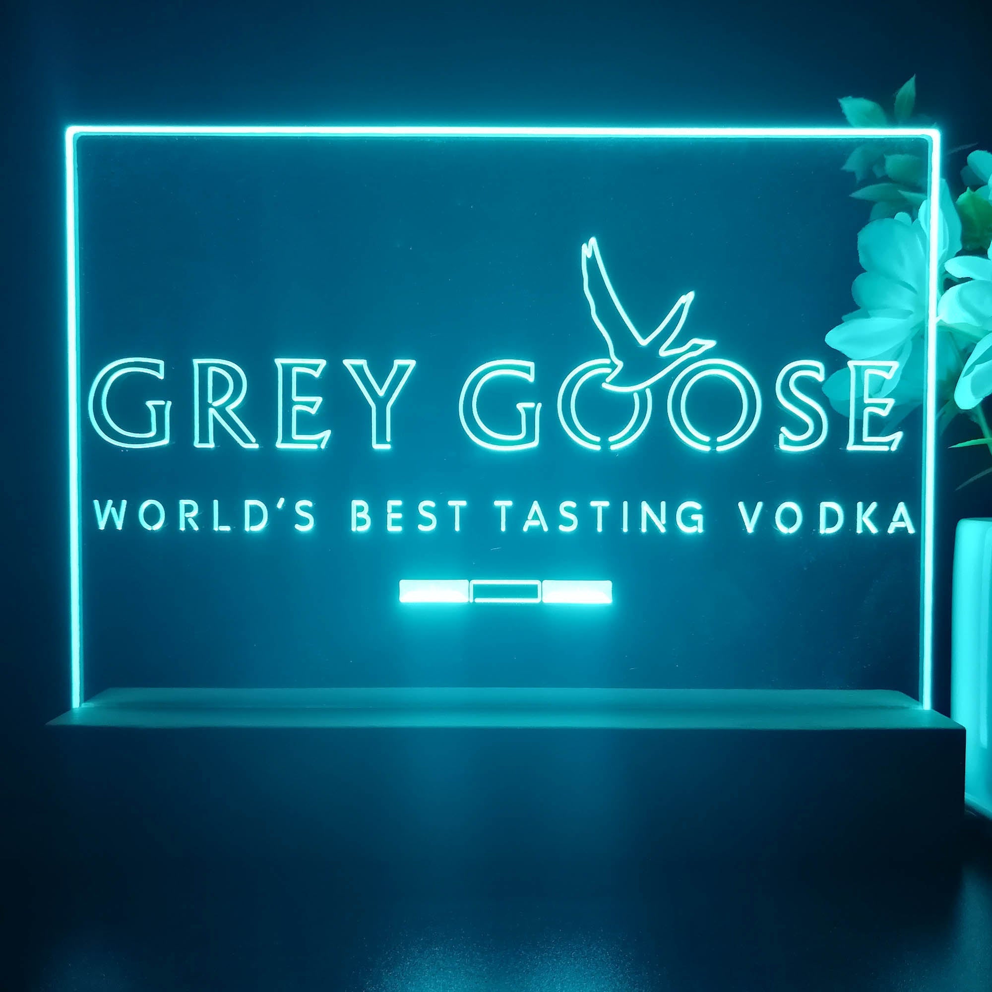 Grey Goose World's Best Vodka Neon Sign Pub Bar Decor Lamp