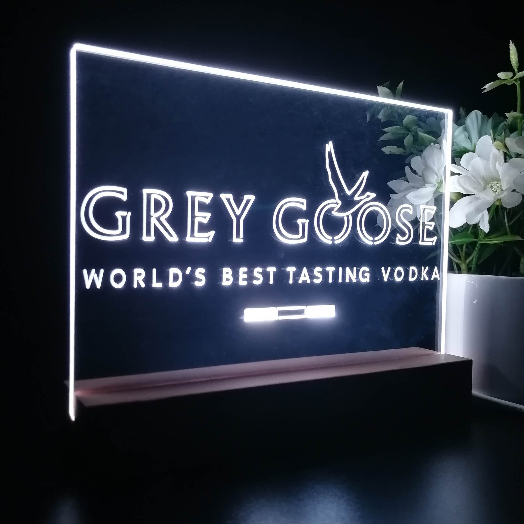 Grey Goose World's Best Vodka Neon Sign Pub Bar Decor Lamp