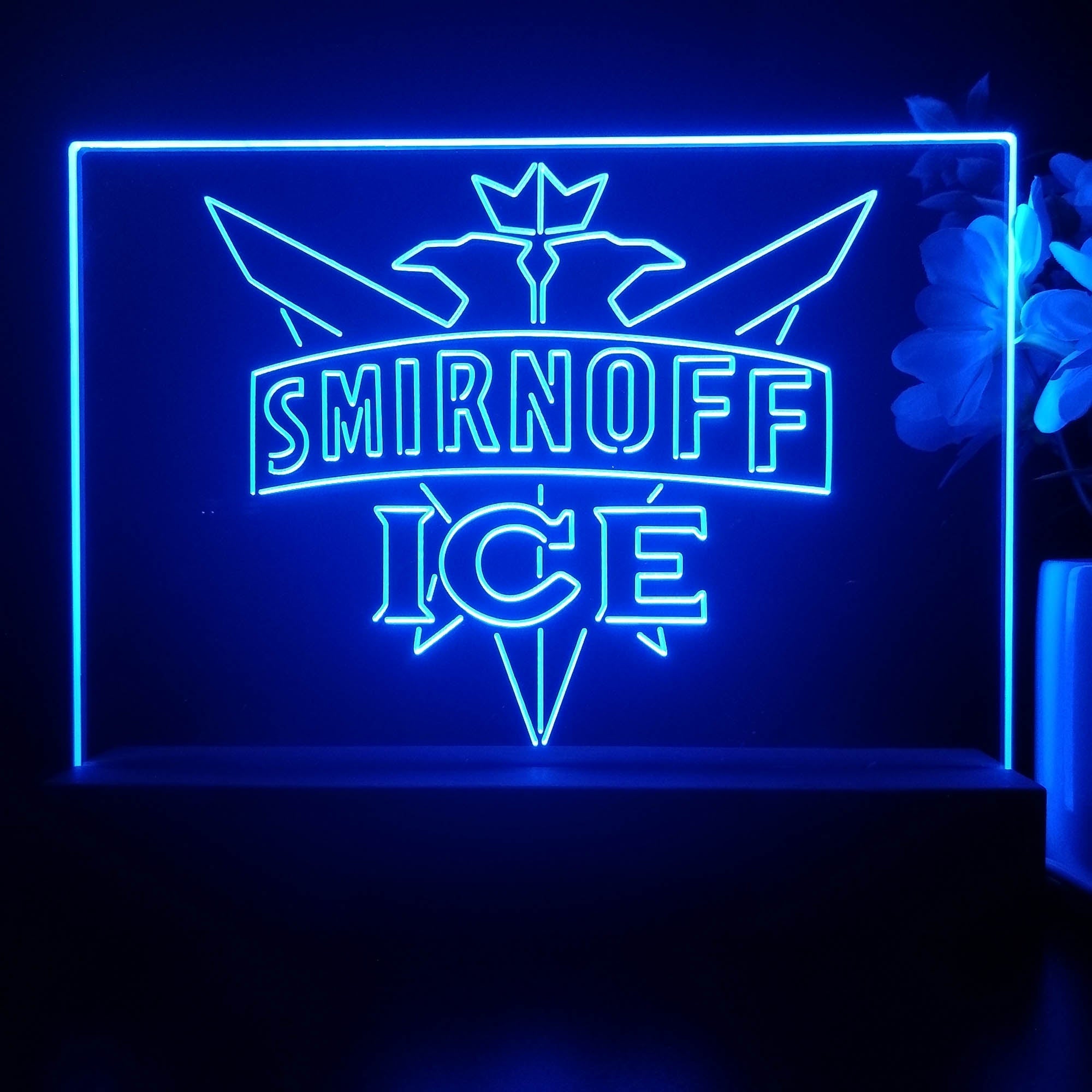 Smirnoff Vodka Bar Neon Sign Pub Bar Decor Lamp