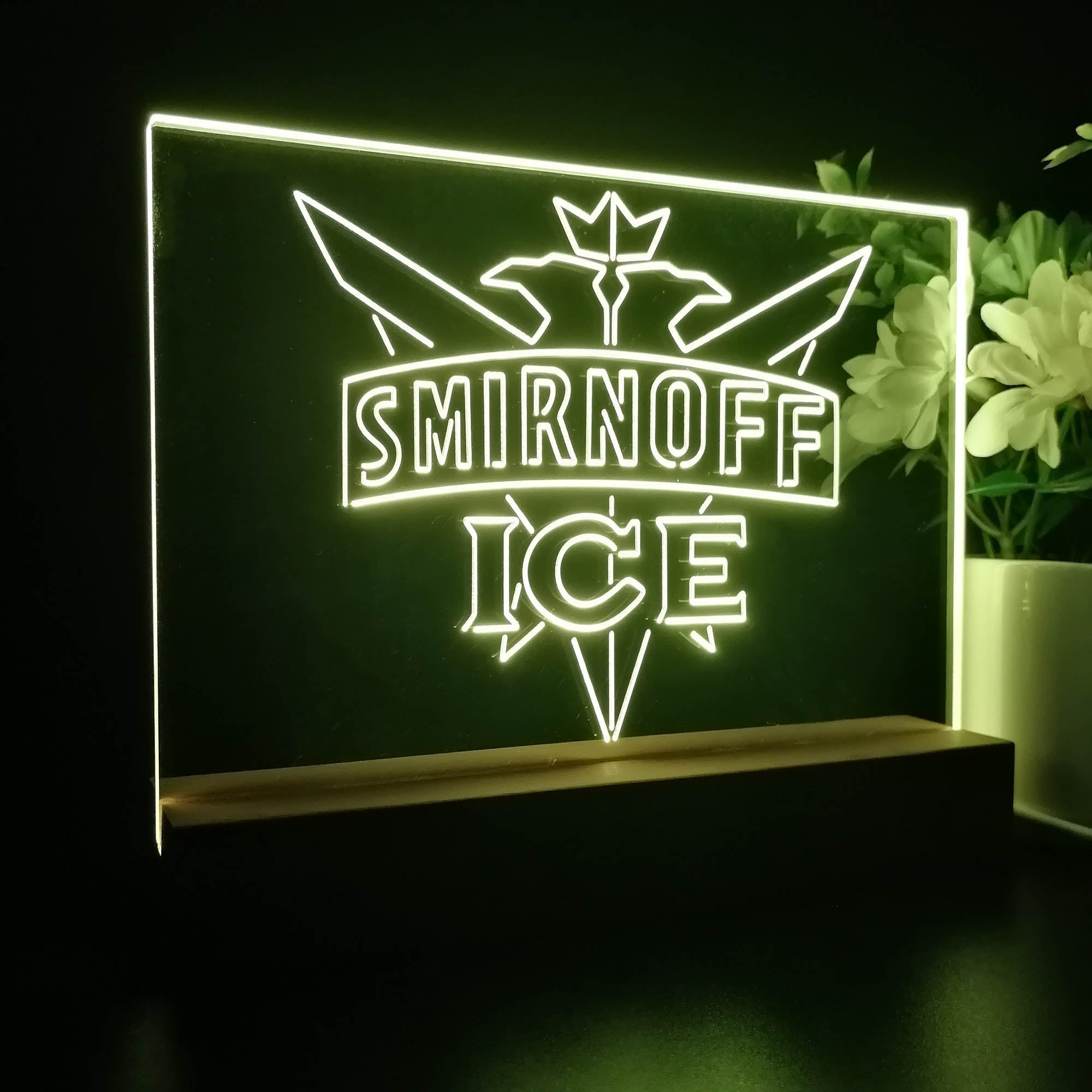 Smirnoff Vodka Bar Neon Sign Pub Bar Decor Lamp