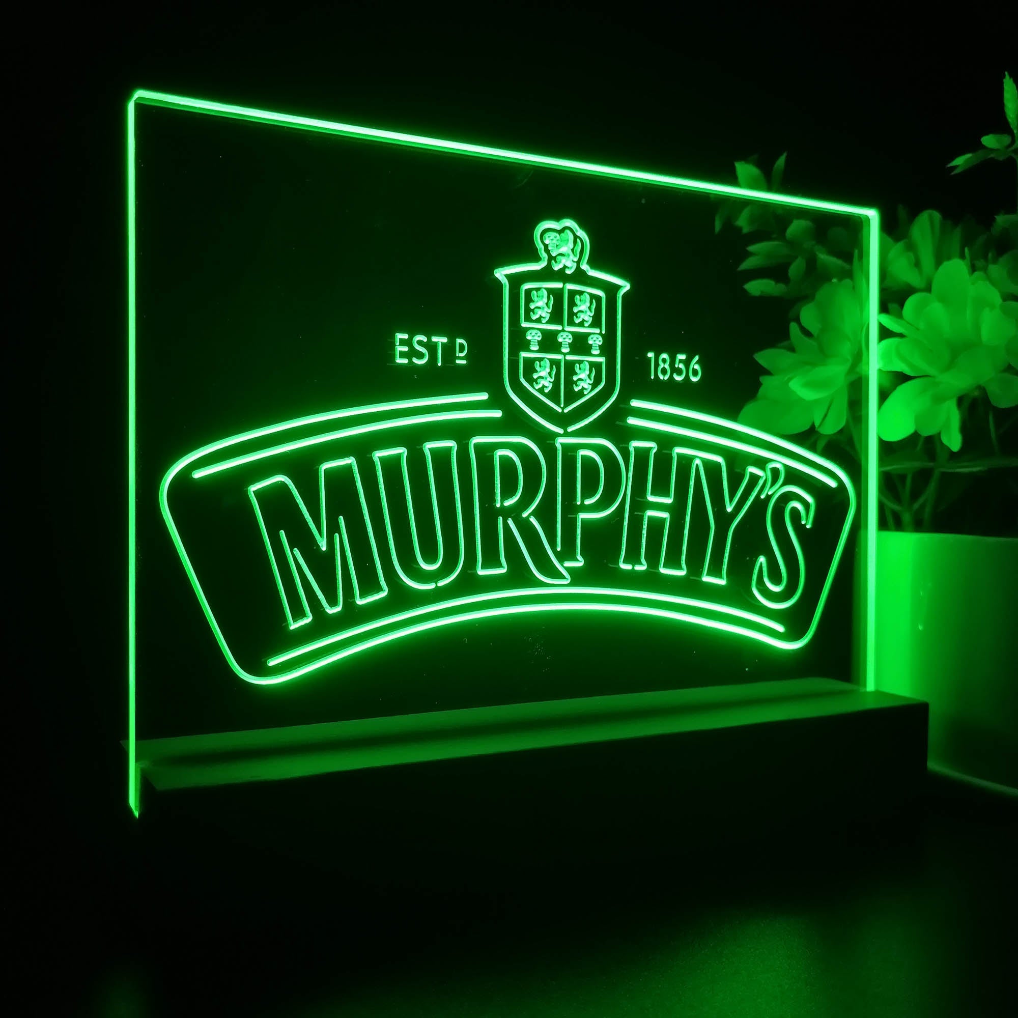 Murphy's Beer Est 1856 Neon Sign Pub Bar Decor Lamp