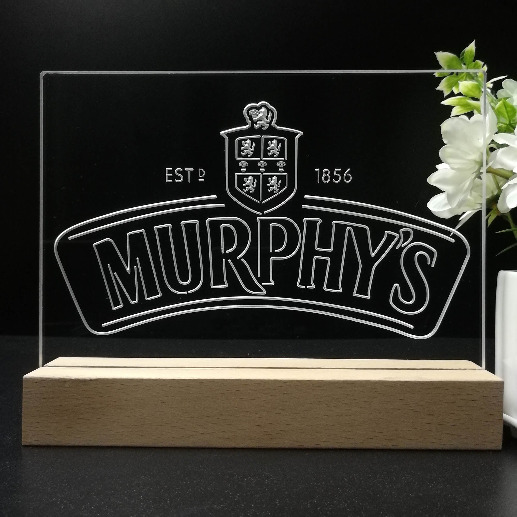 Murphy's Beer Est 1856 Neon Sign Pub Bar Decor Lamp