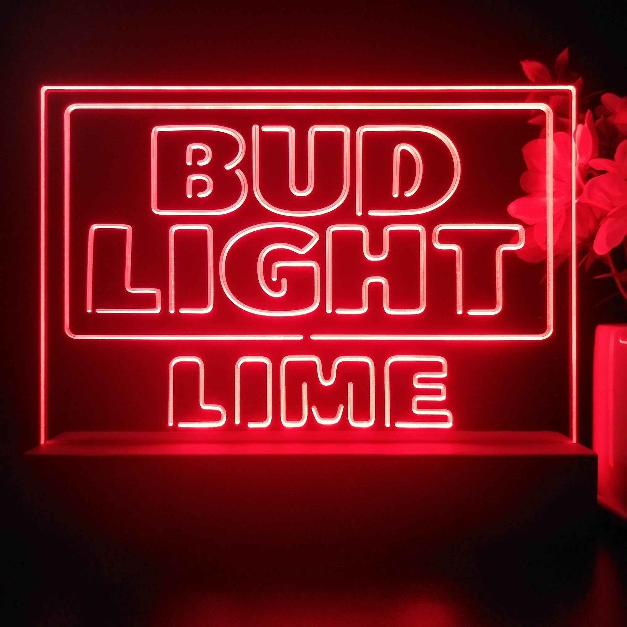 Bud Light Lime Neon Sign Pub Bar Decor Lamp