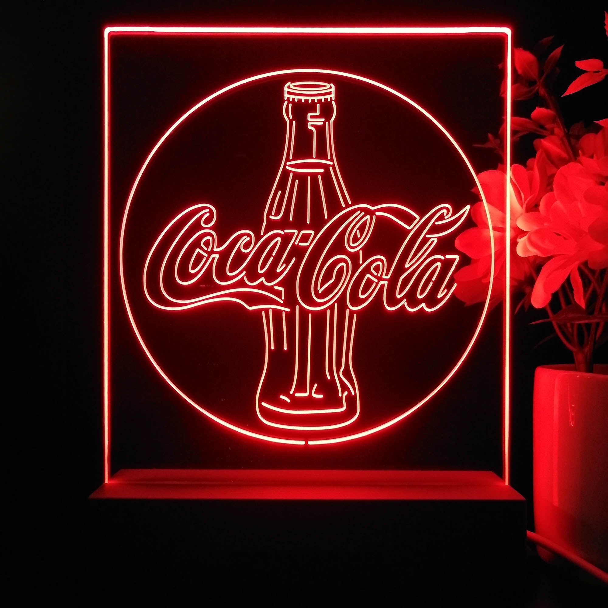 Coca Cola Classic Night Light Neon Pub Bar Lamp