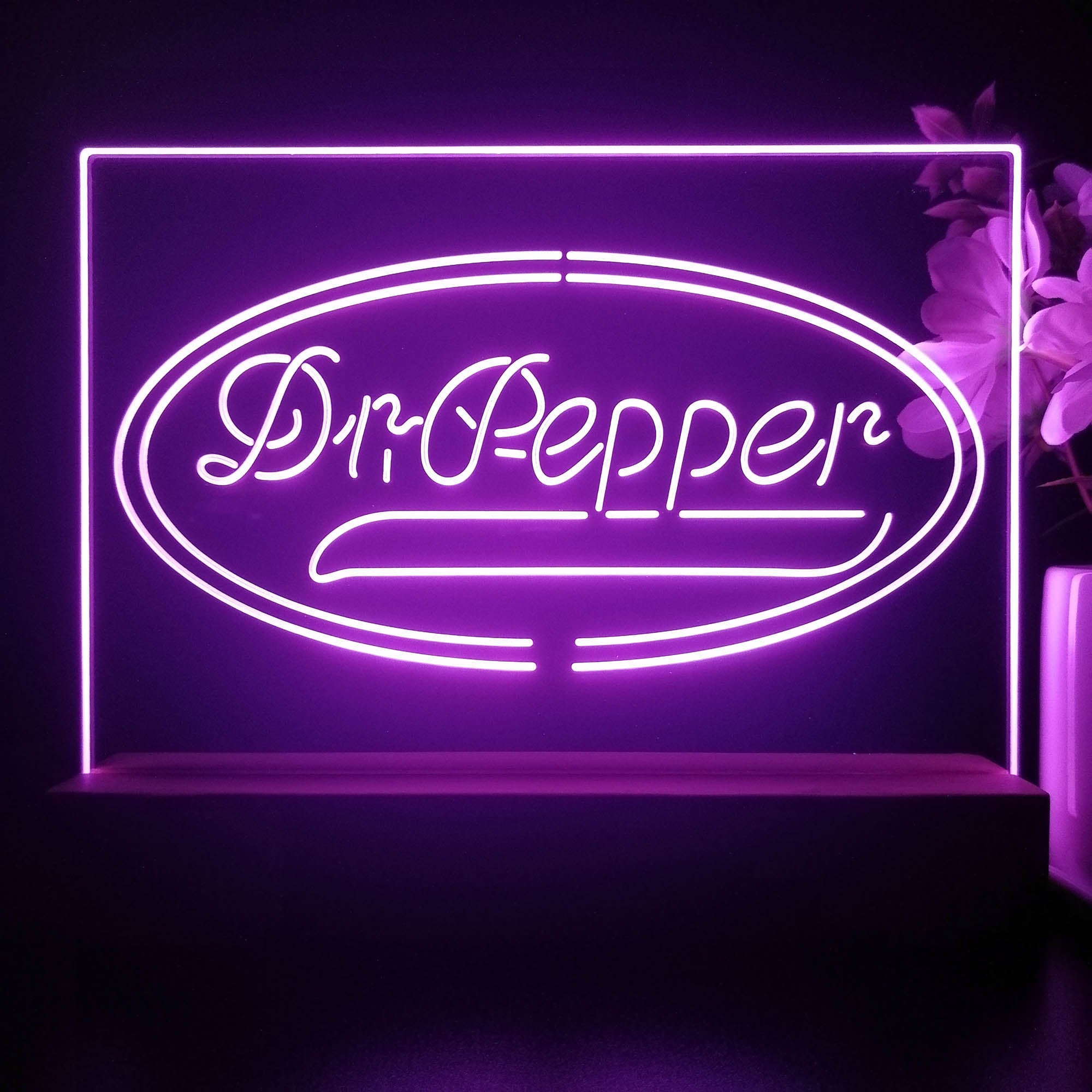 Dr Pepper Soft Drink Neon Sign Pub Bar Decor Lamp