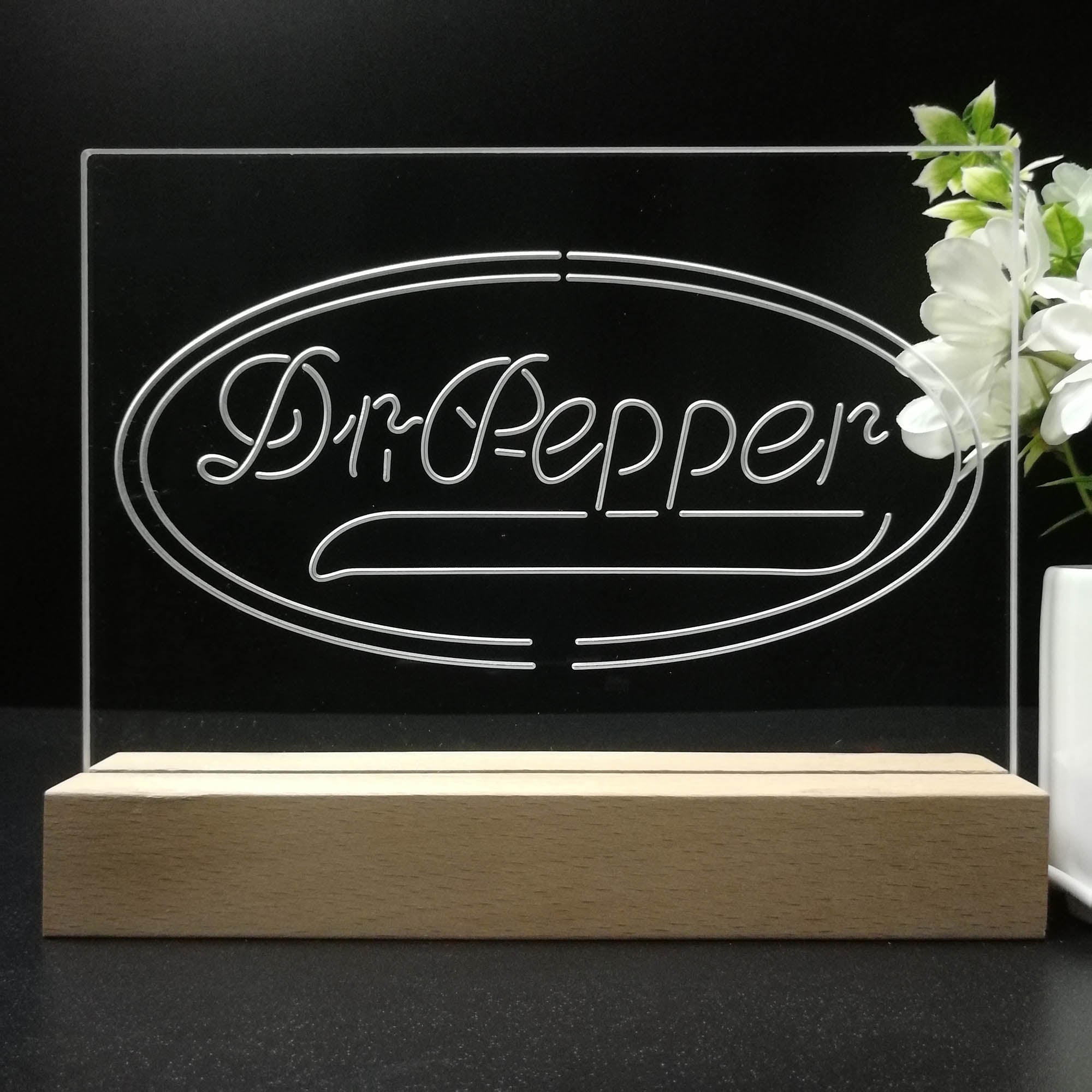 Dr Pepper Soft Drink Neon Sign Pub Bar Decor Lamp