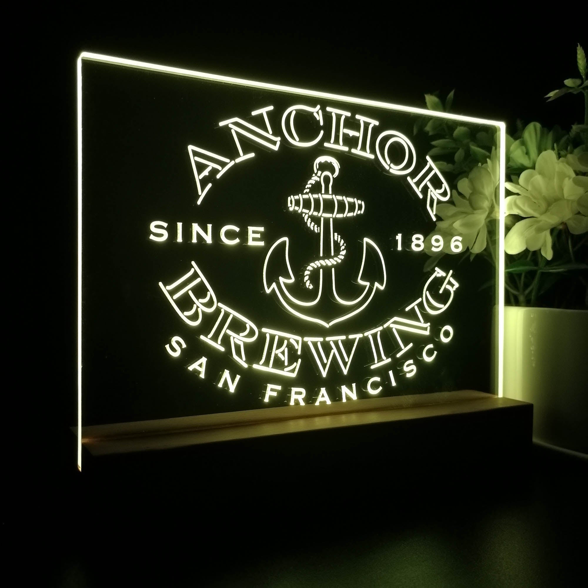 Anchor Brewing Co. Neon Sign Pub Bar Decor Lamp