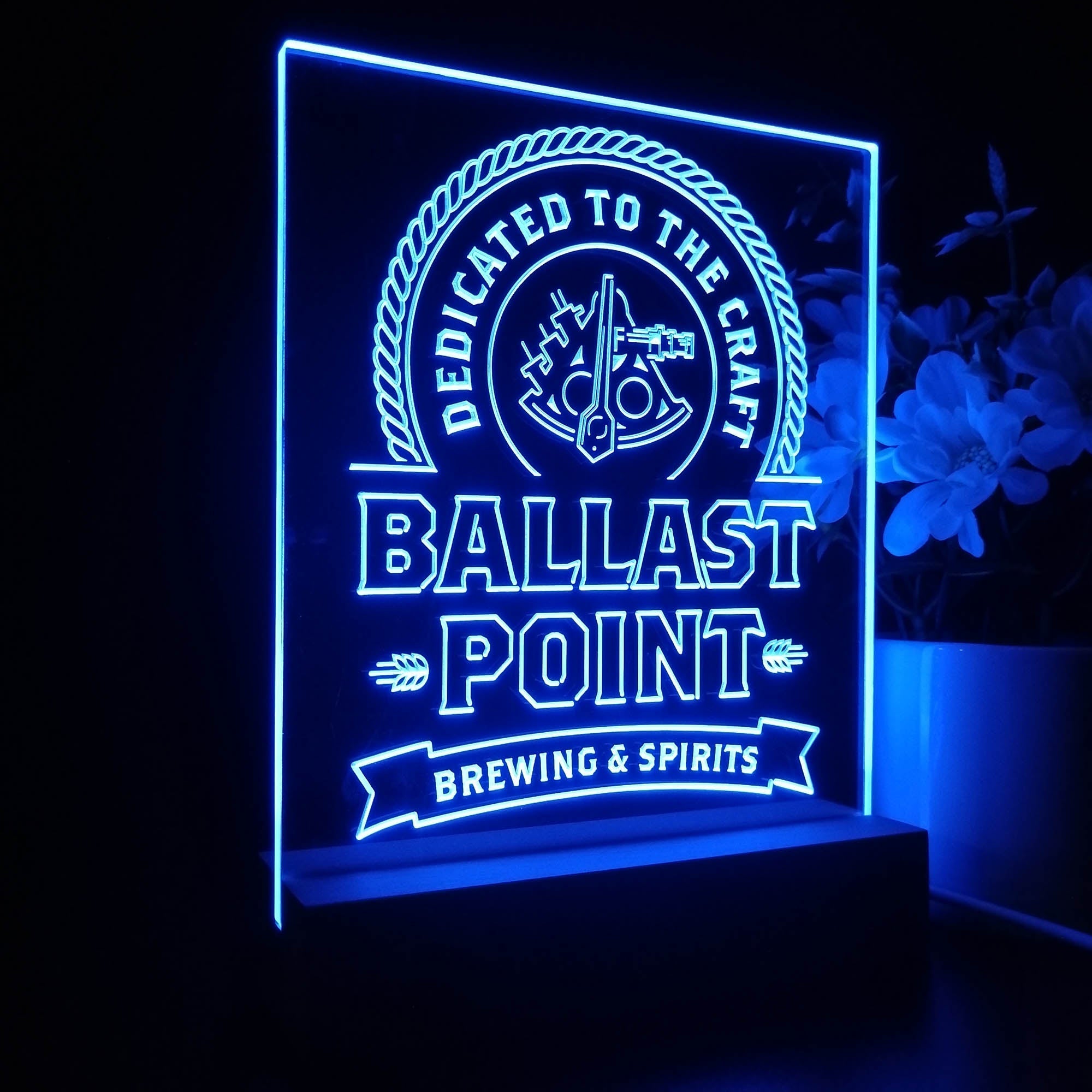 Ballast Point Brewing Co. Night Light Neon Pub Bar Lamp