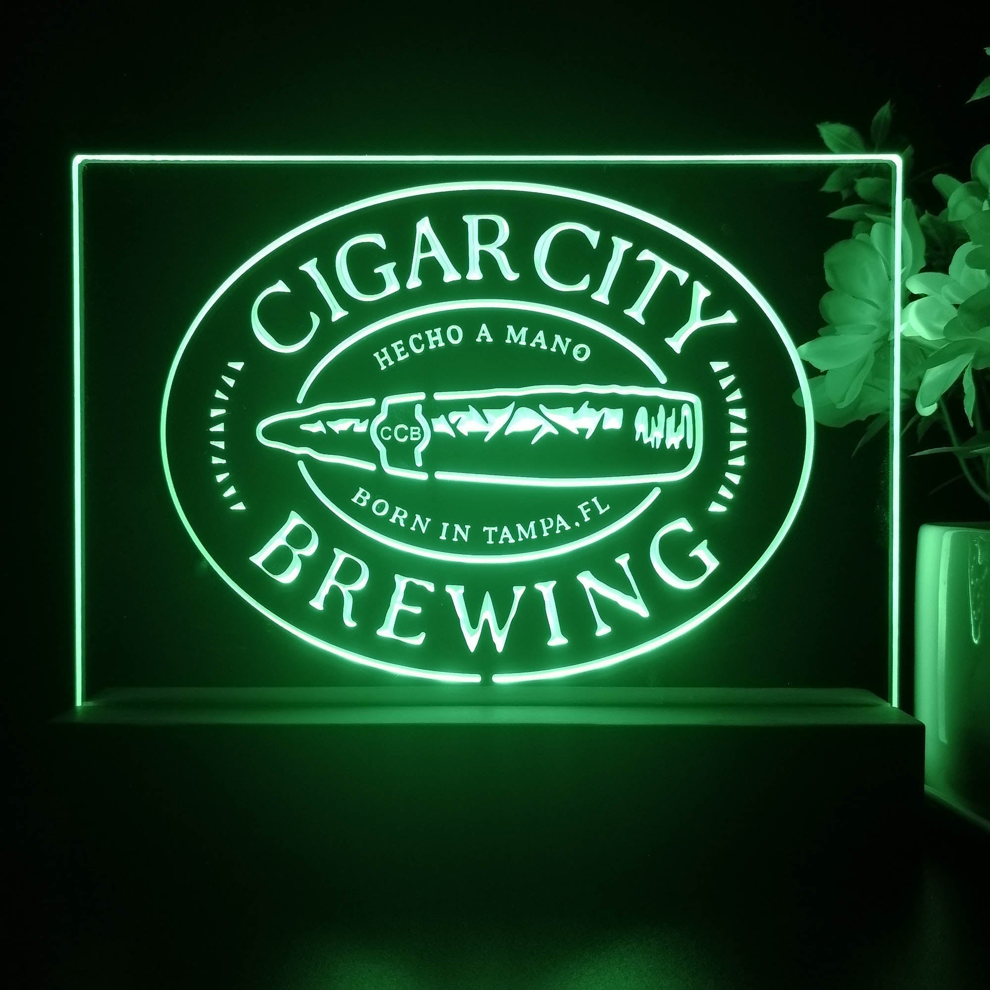Cigar City Brewing Co. Neon Sign Pub Bar Decor Lamp