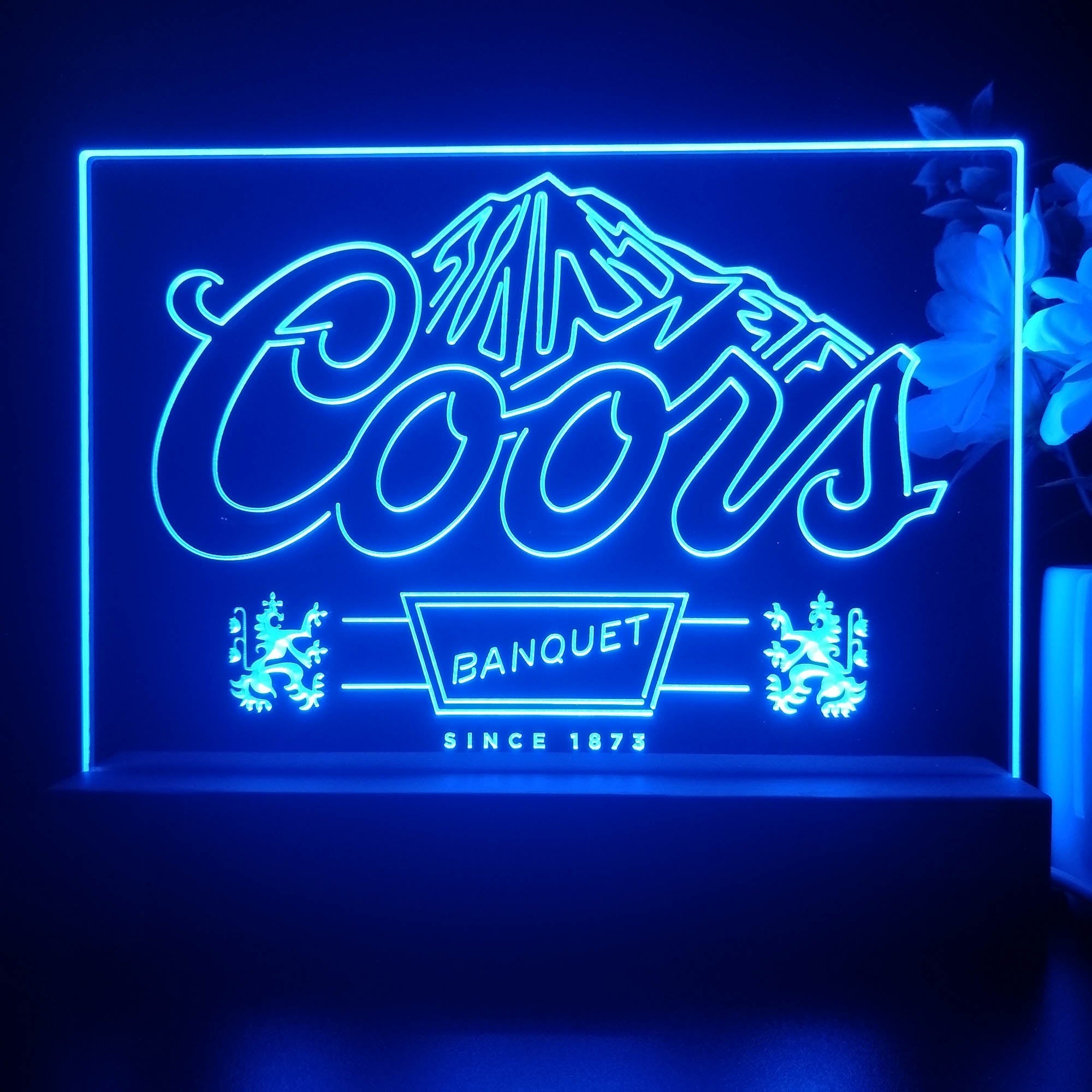 Coors Banquet Neon Sign Pub Bar Decor Lamp