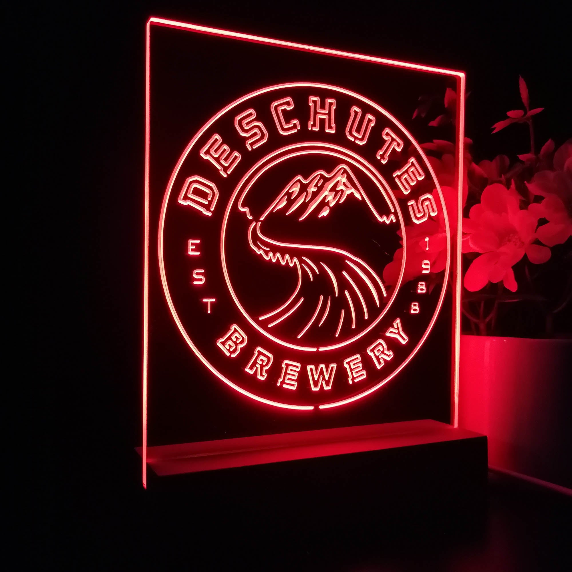 Deschutes Brewery Co. Night Light Neon Pub Bar Lamp