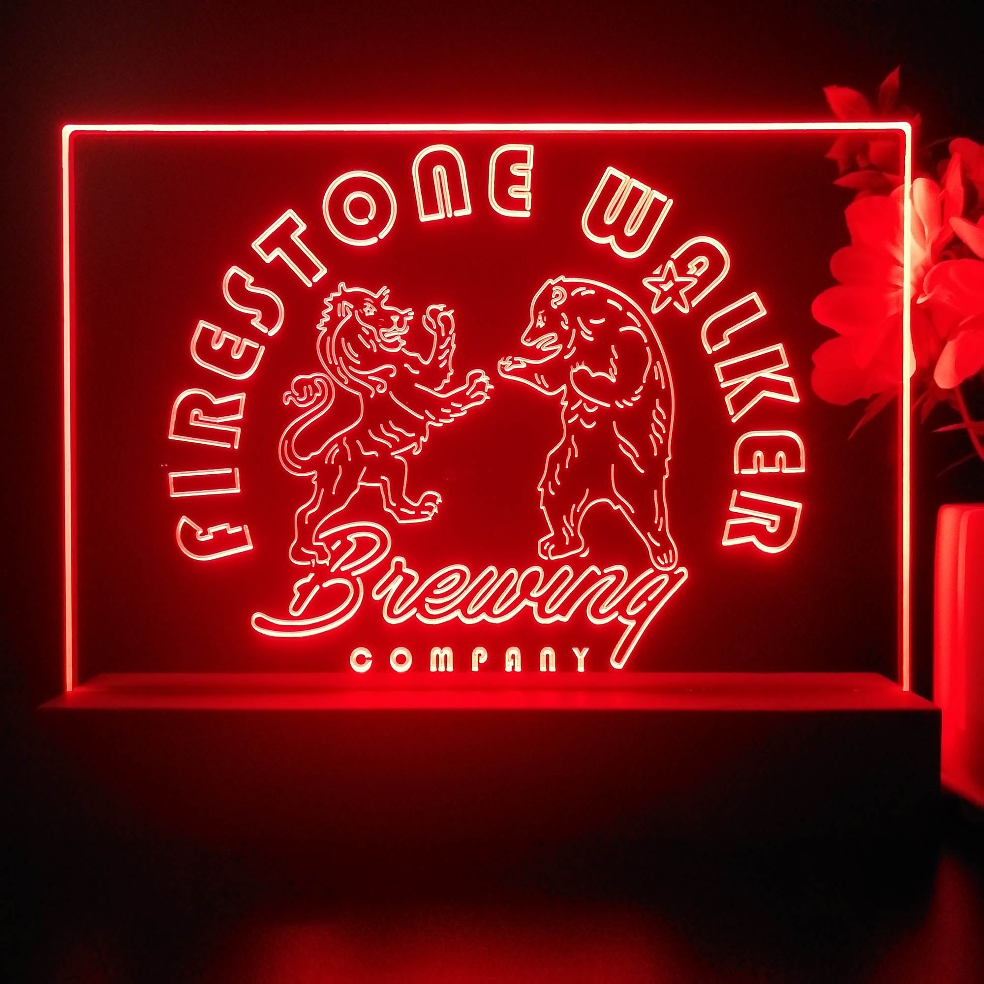 Firestone Walker Brewing Co. Neon Sign Pub Bar Decor Lamp