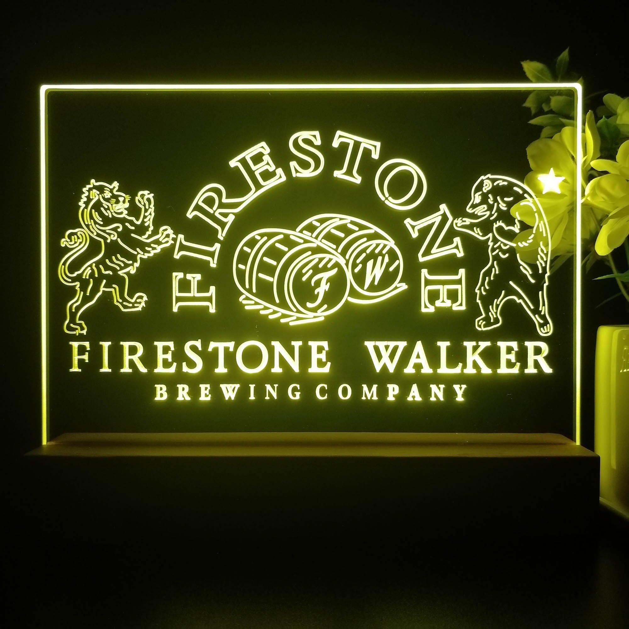 Firestone Walker Brewing Co. Neon Sign Pub Bar Decor Lamp