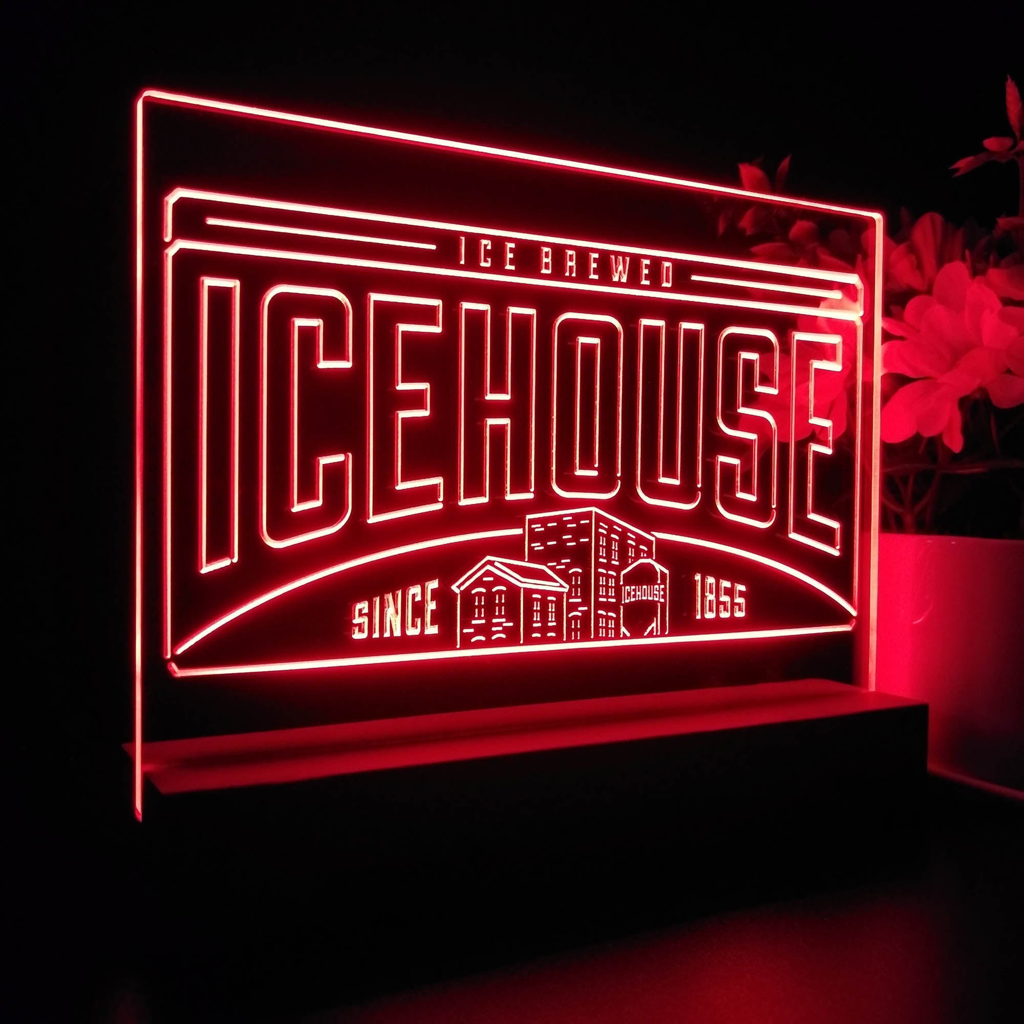 Icehouse Brewing Co. Neon Sign Pub Bar Decor Lamp