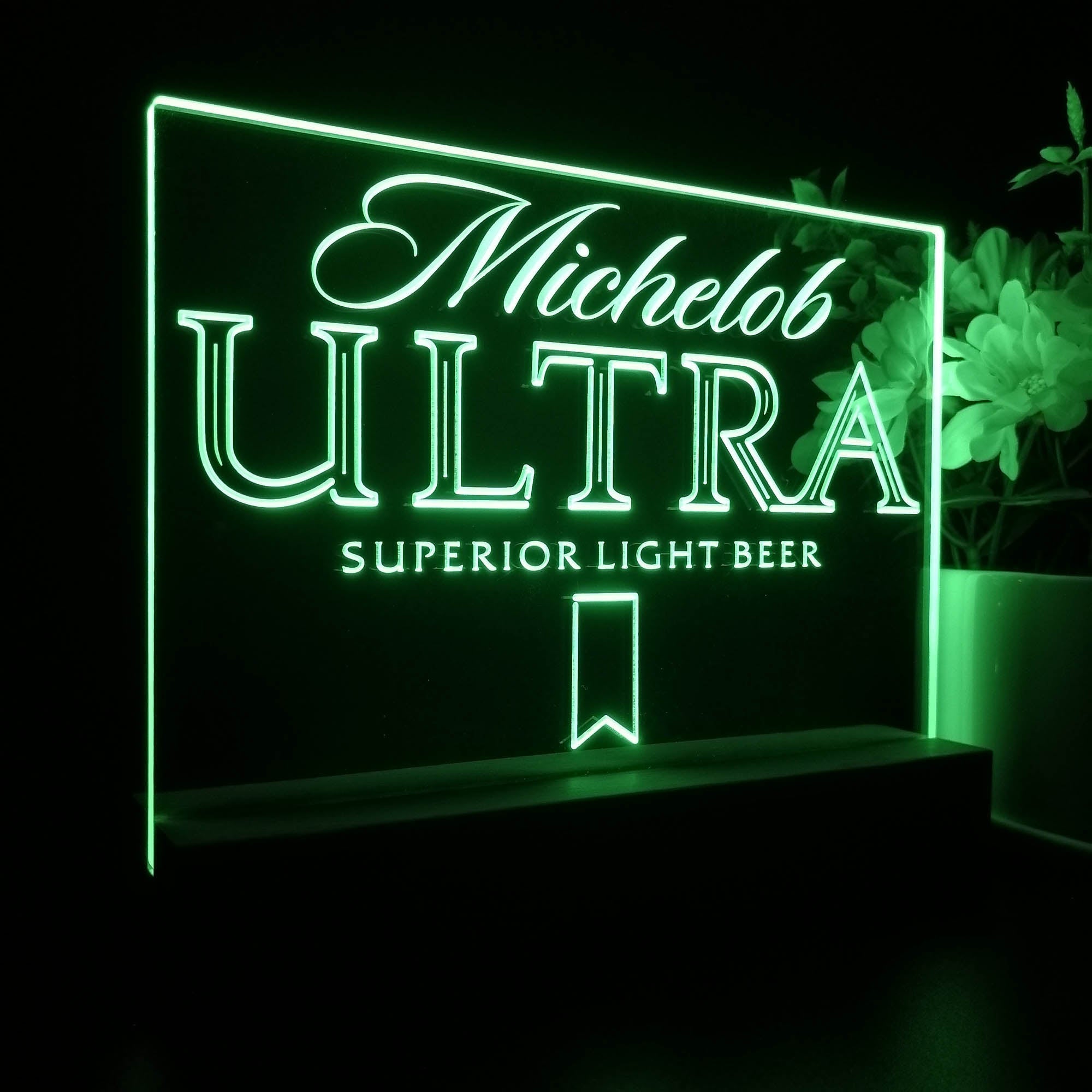 Michelob Ultra Beer Pub Bar Night Light Sign
