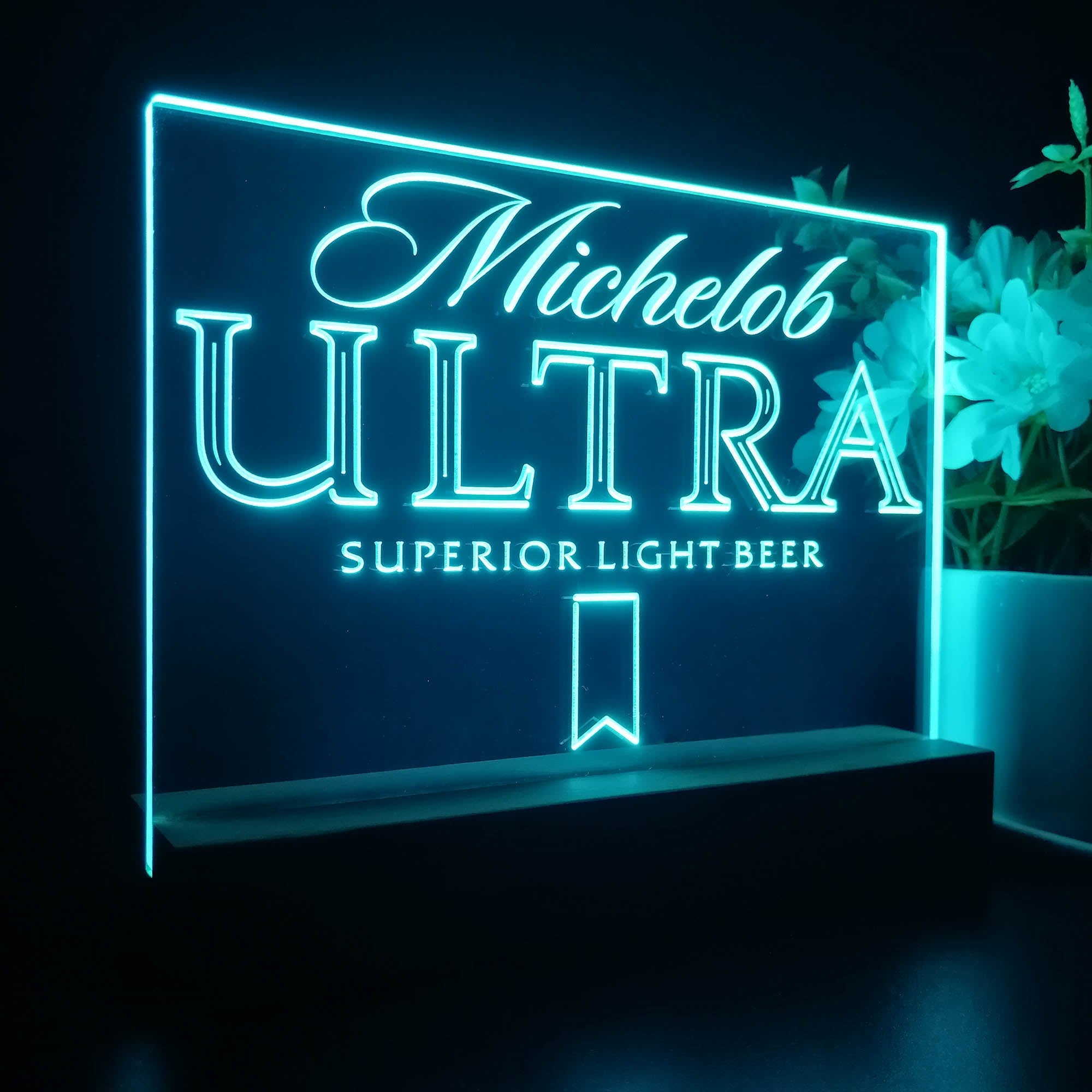 Michelob Ultra Beer Pub Bar Night Light Sign