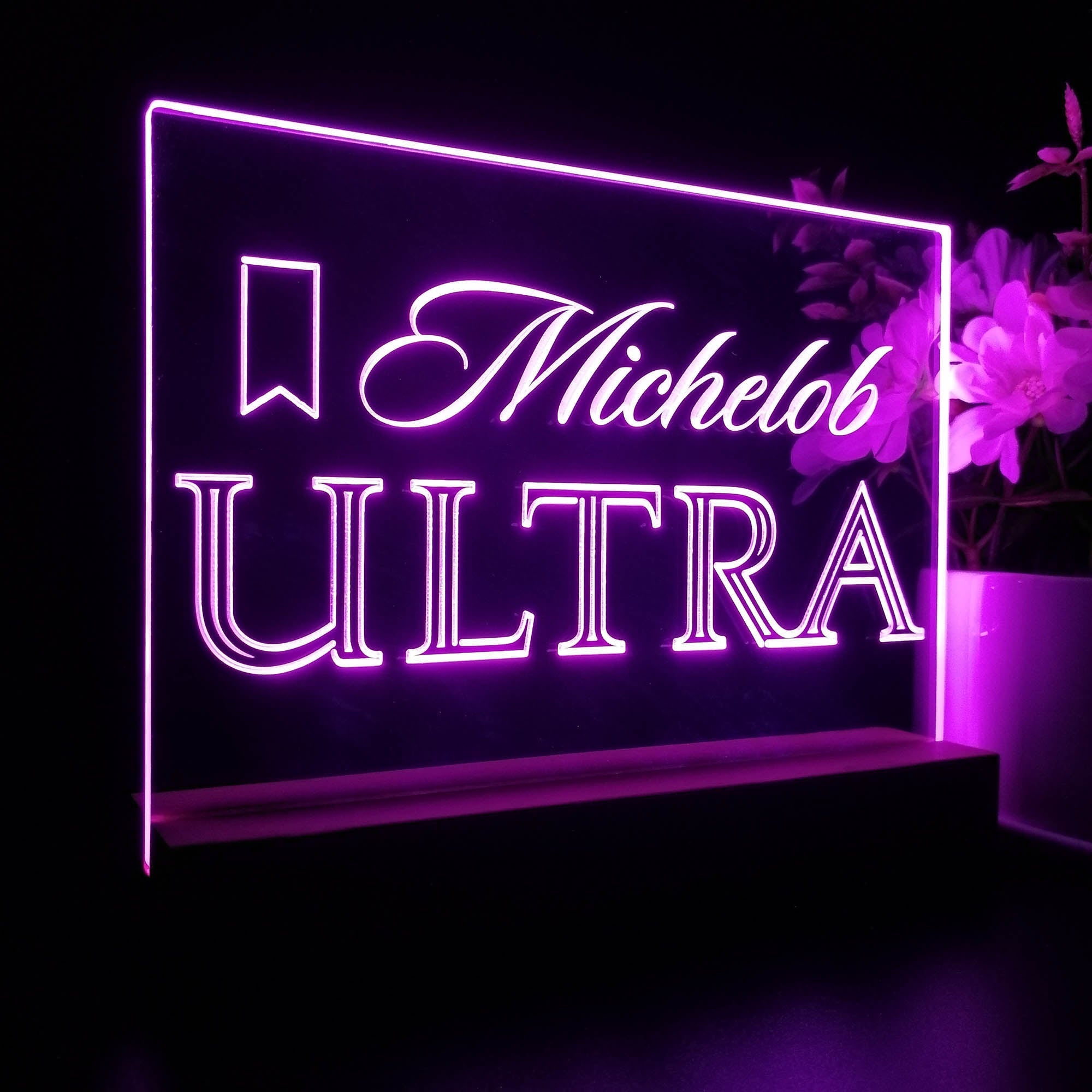 Michelob Ultra Beer Neon Sign Pub Bar Decor Lamp