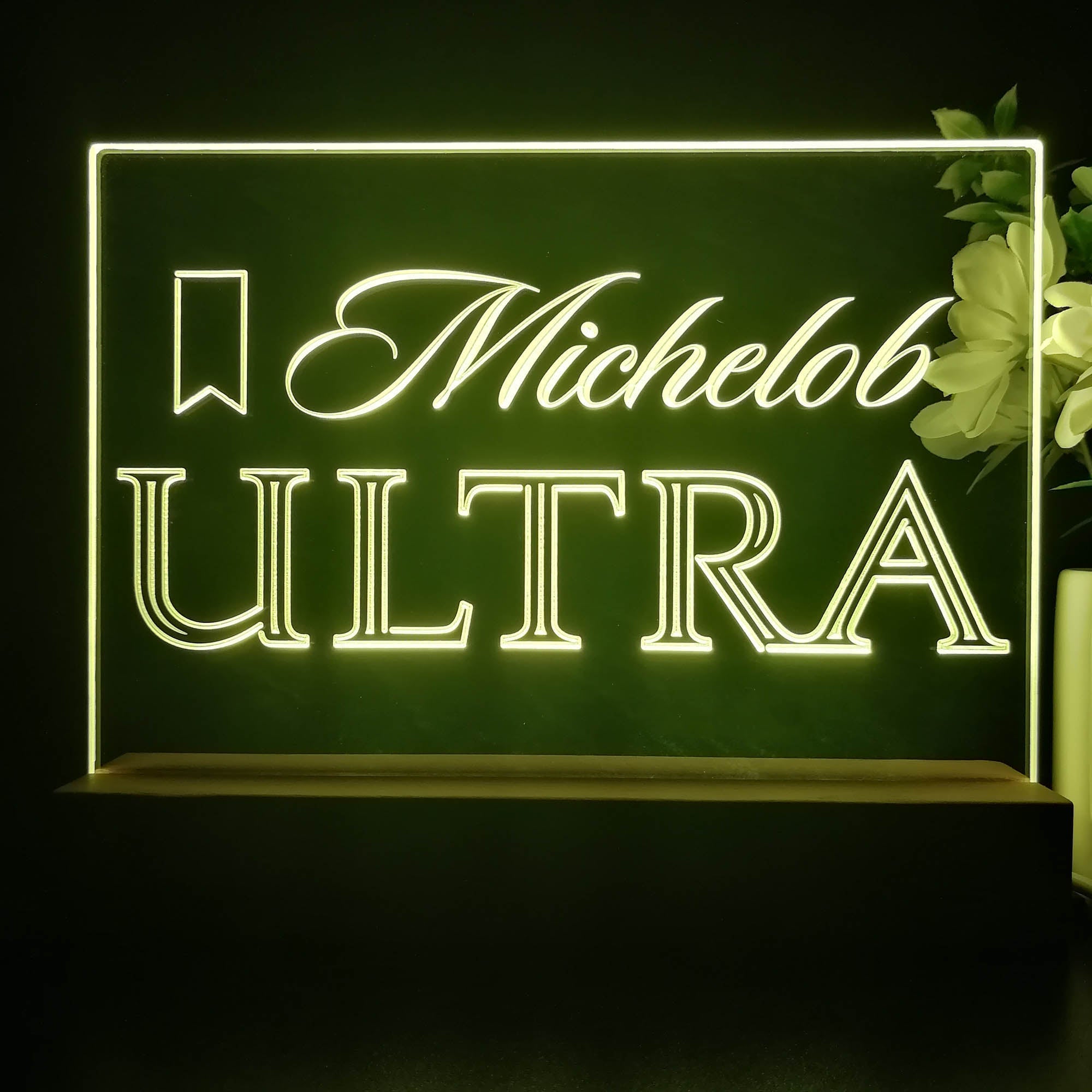 Michelob Ultra Beer Neon Sign Pub Bar Decor Lamp