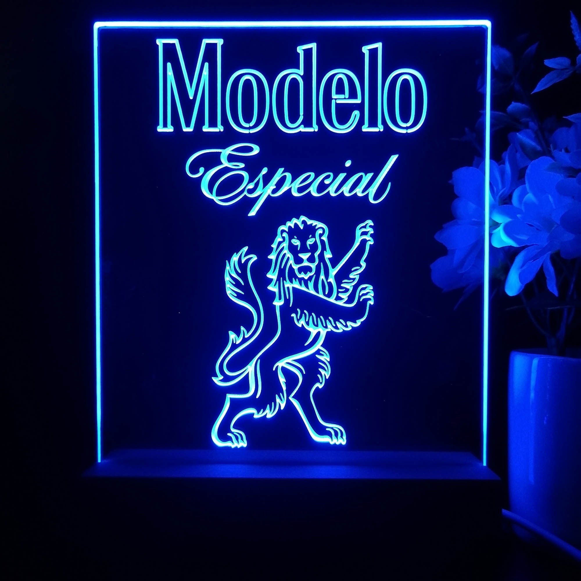 Modelo Especial Vertical Night Light Neon Pub Bar Lamp