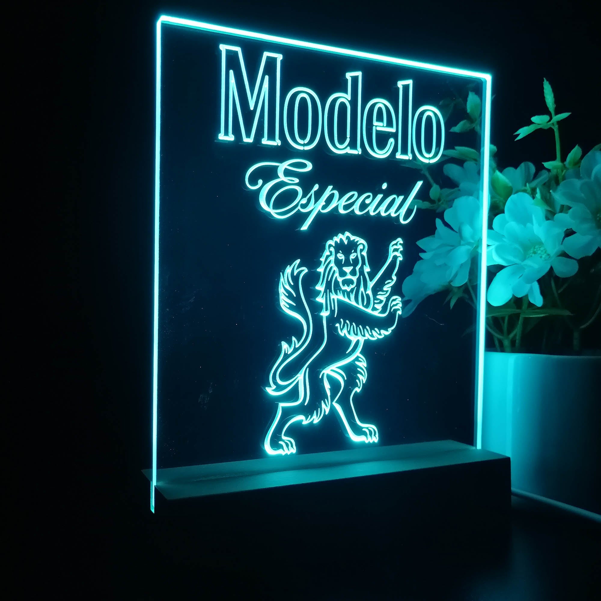 Modelo Especial Vertical Night Light Neon Pub Bar Lamp